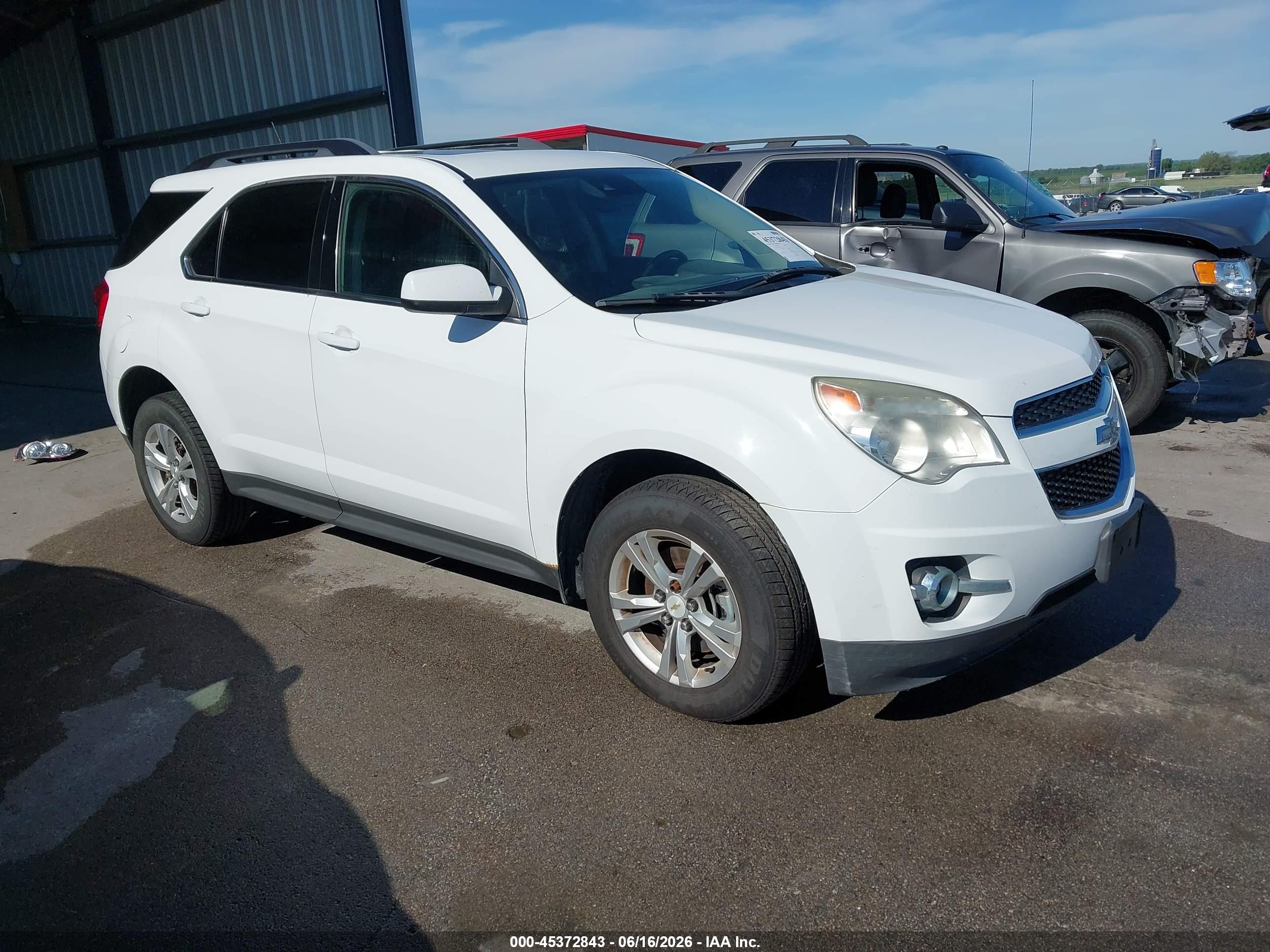 2013 Chevrolet Equinox 2lt White vin: 2GNFLNE33D6228824