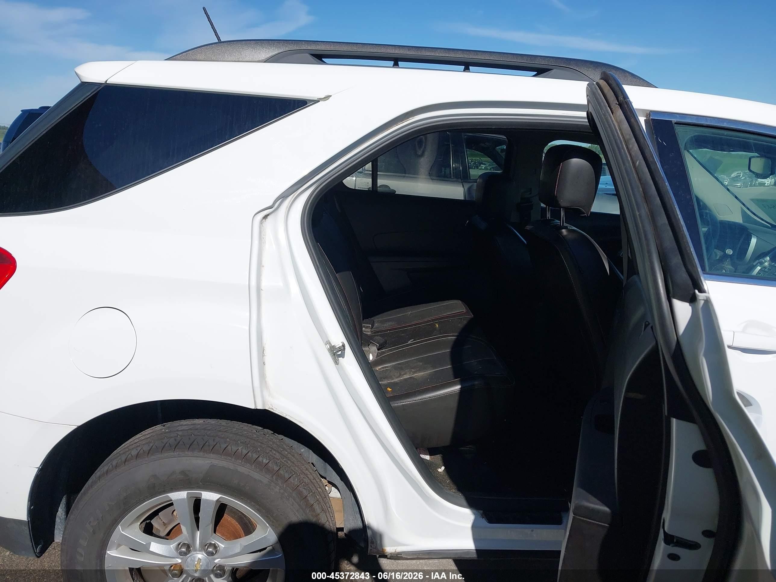 2013 Chevrolet Equinox 2lt White vin: 2GNFLNE33D6228824