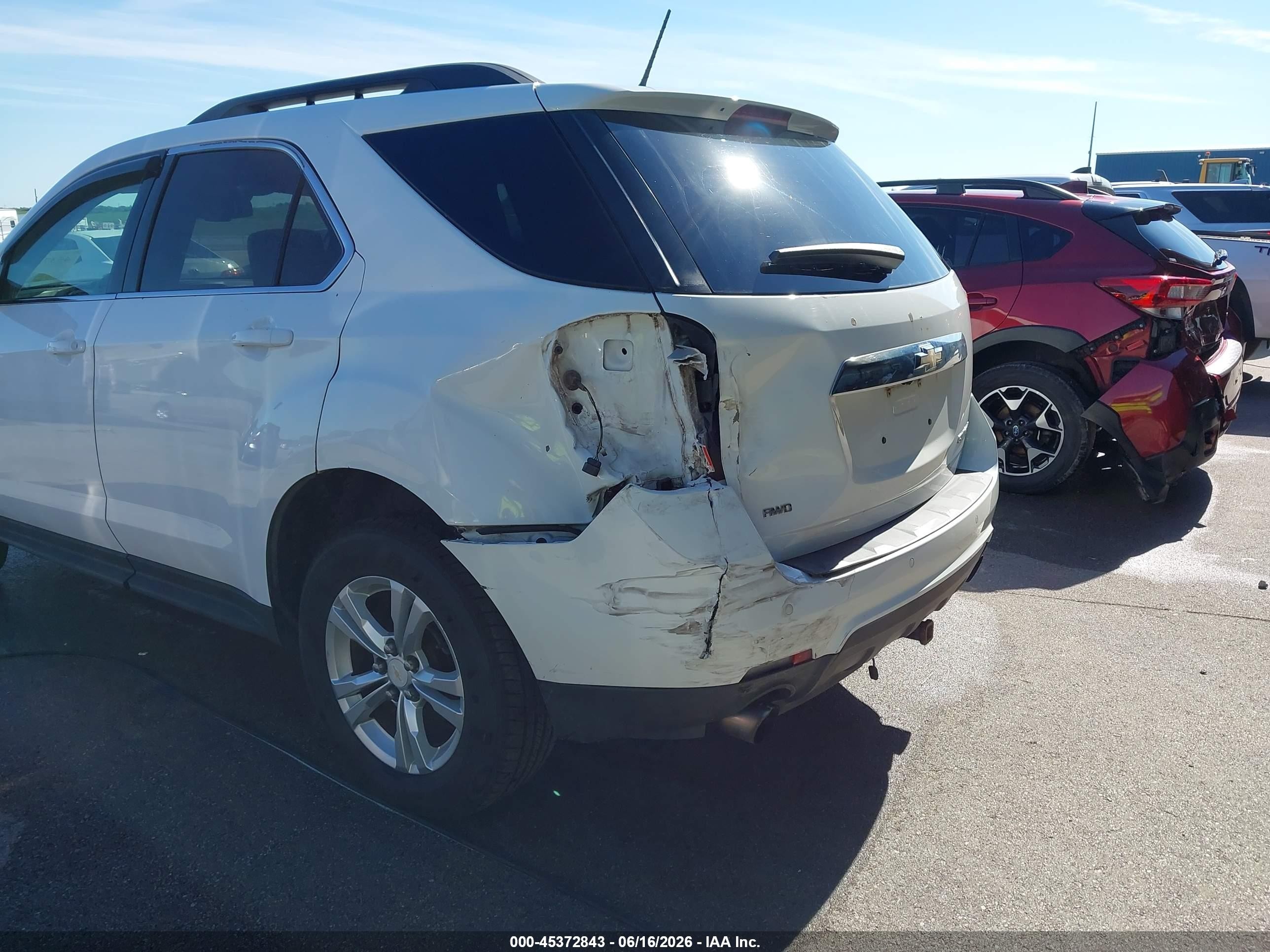 2013 Chevrolet Equinox 2lt White vin: 2GNFLNE33D6228824
