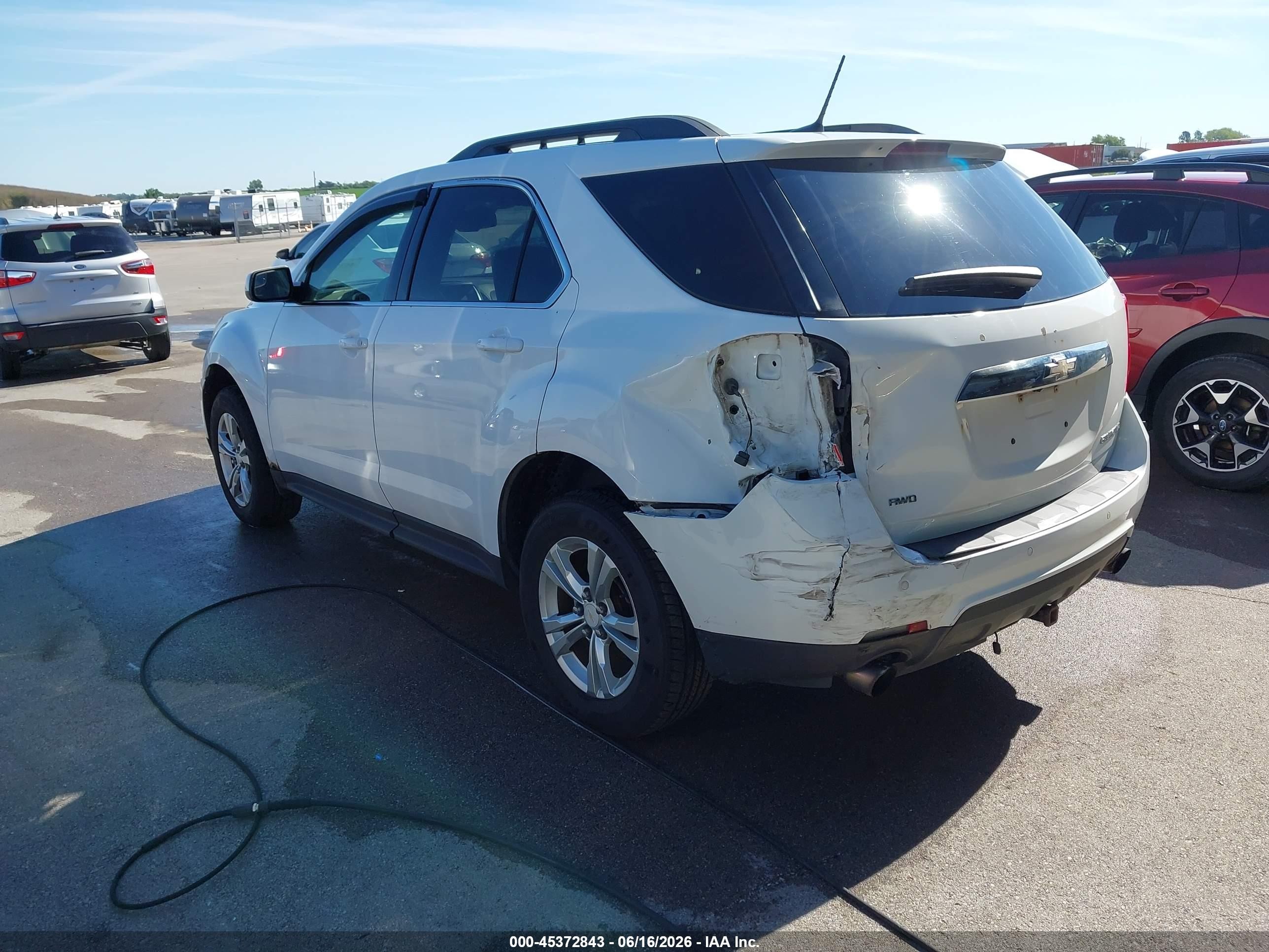 2013 Chevrolet Equinox 2lt White vin: 2GNFLNE33D6228824