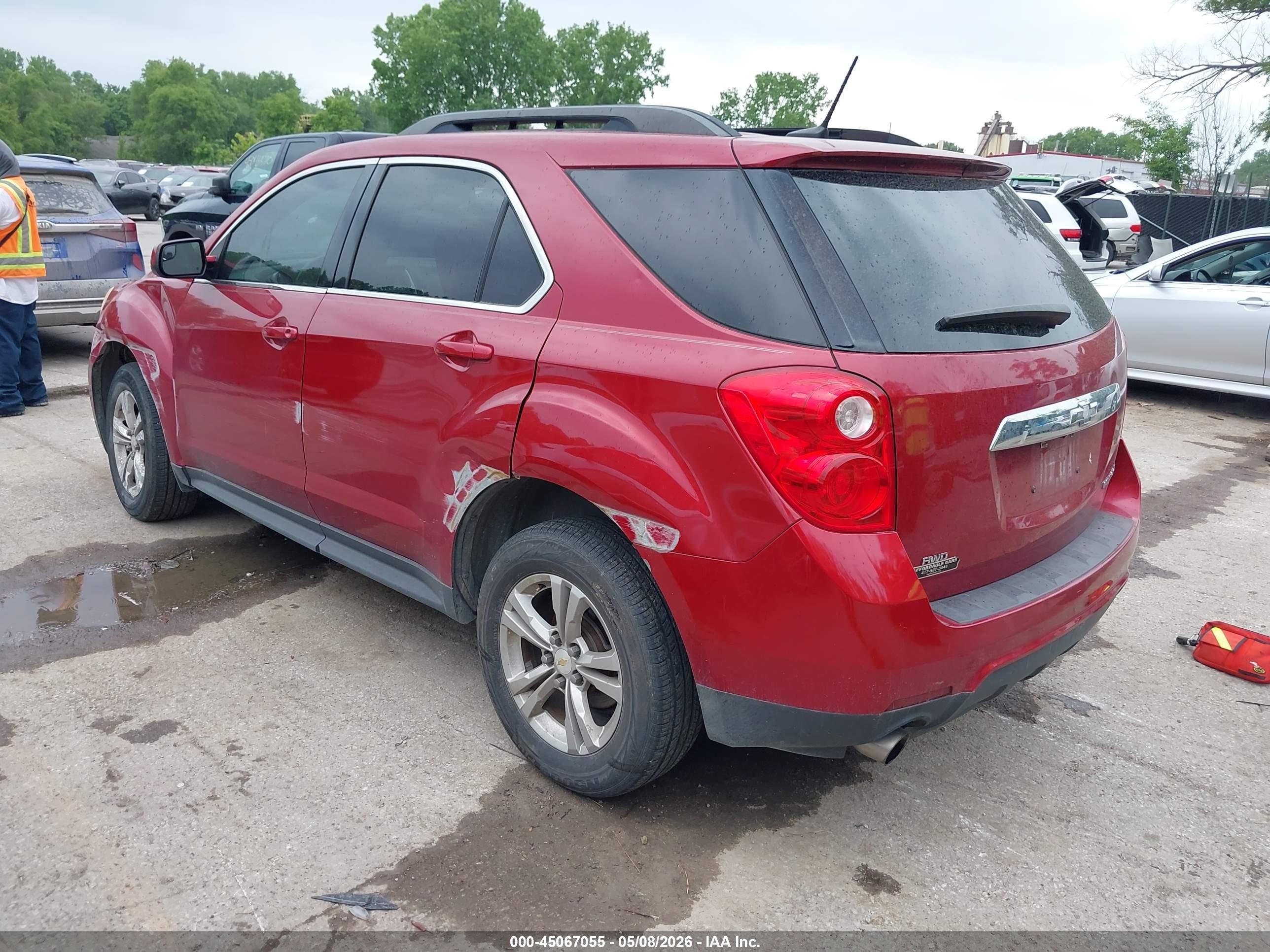 2013 Chevrolet Equinox 2lt Burgundy vin: 2GNFLNE34D6218223