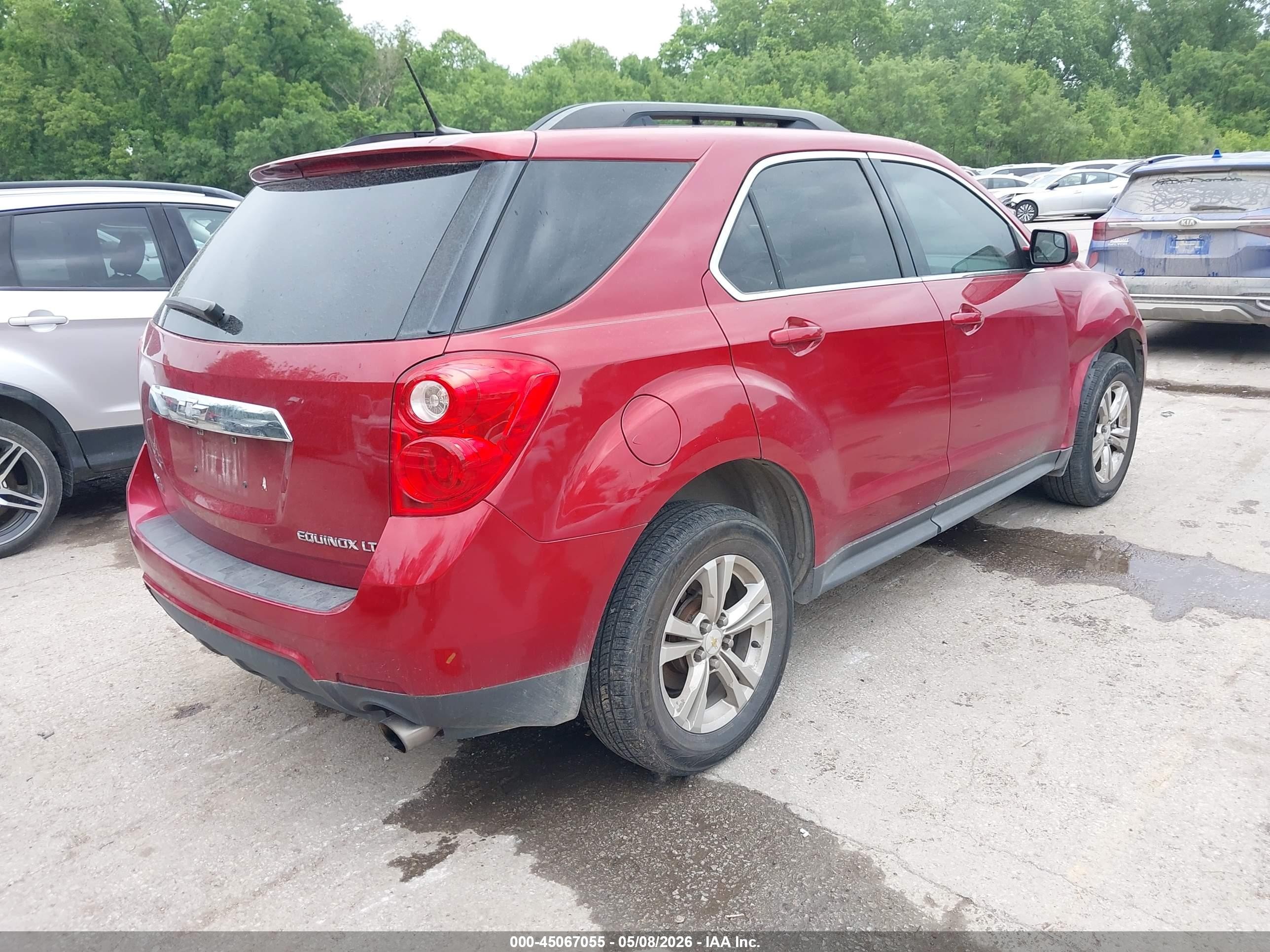 2013 Chevrolet Equinox 2lt Burgundy vin: 2GNFLNE34D6218223
