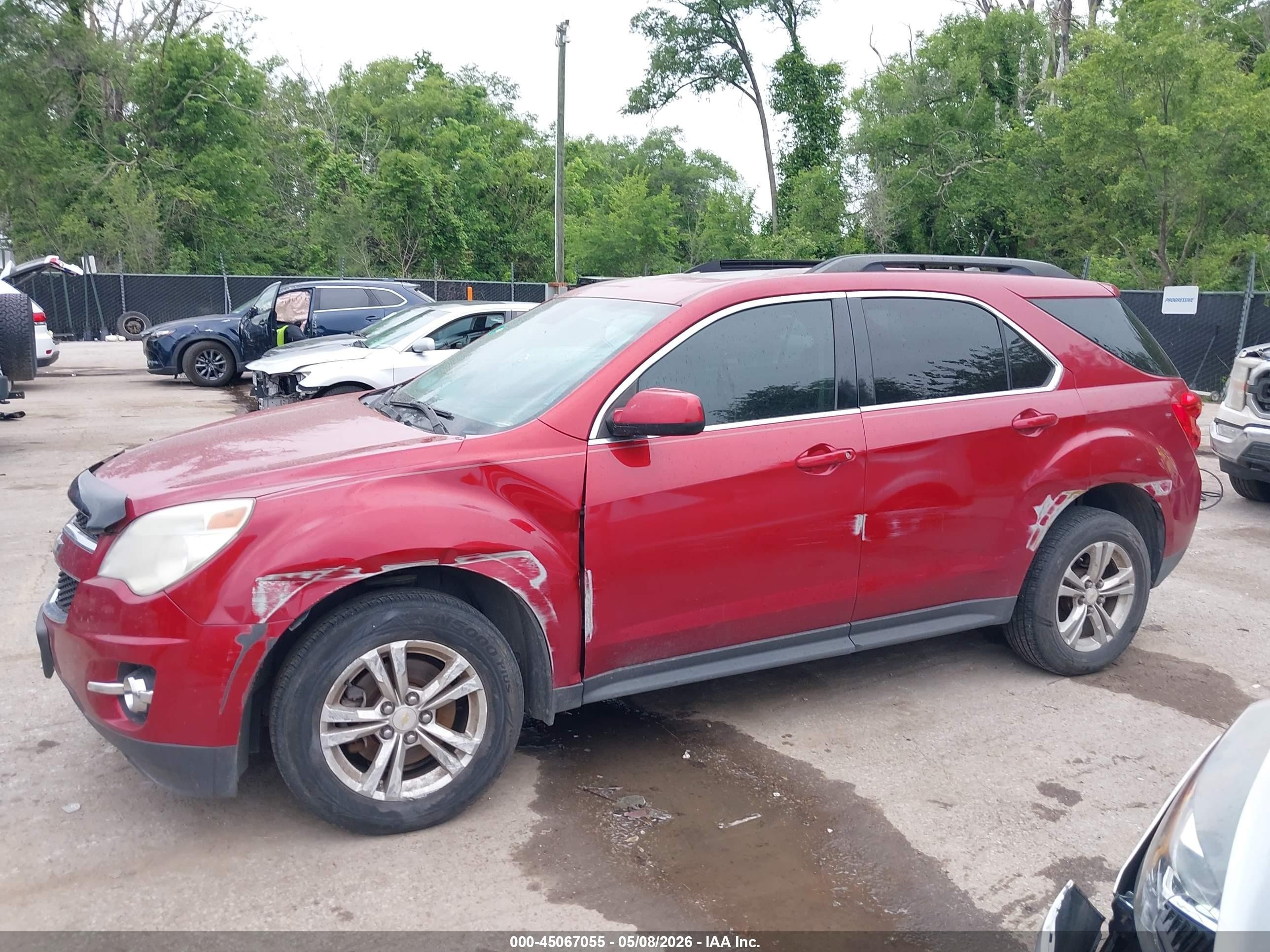 2013 Chevrolet Equinox 2lt Burgundy vin: 2GNFLNE34D6218223