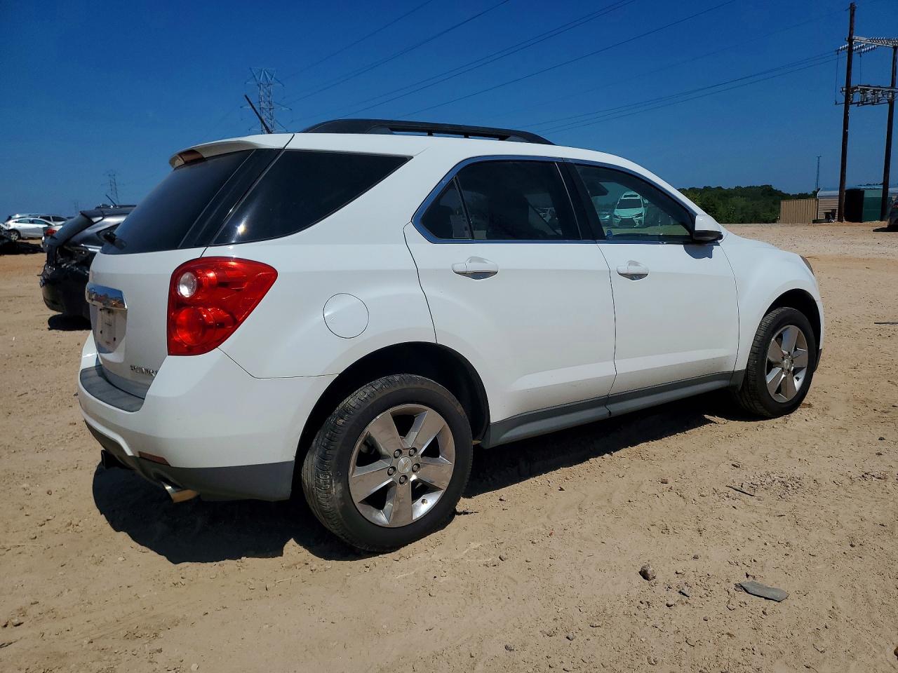 2013 Chevrolet Equinox Lt White vin: 2GNFLNE36D6399406