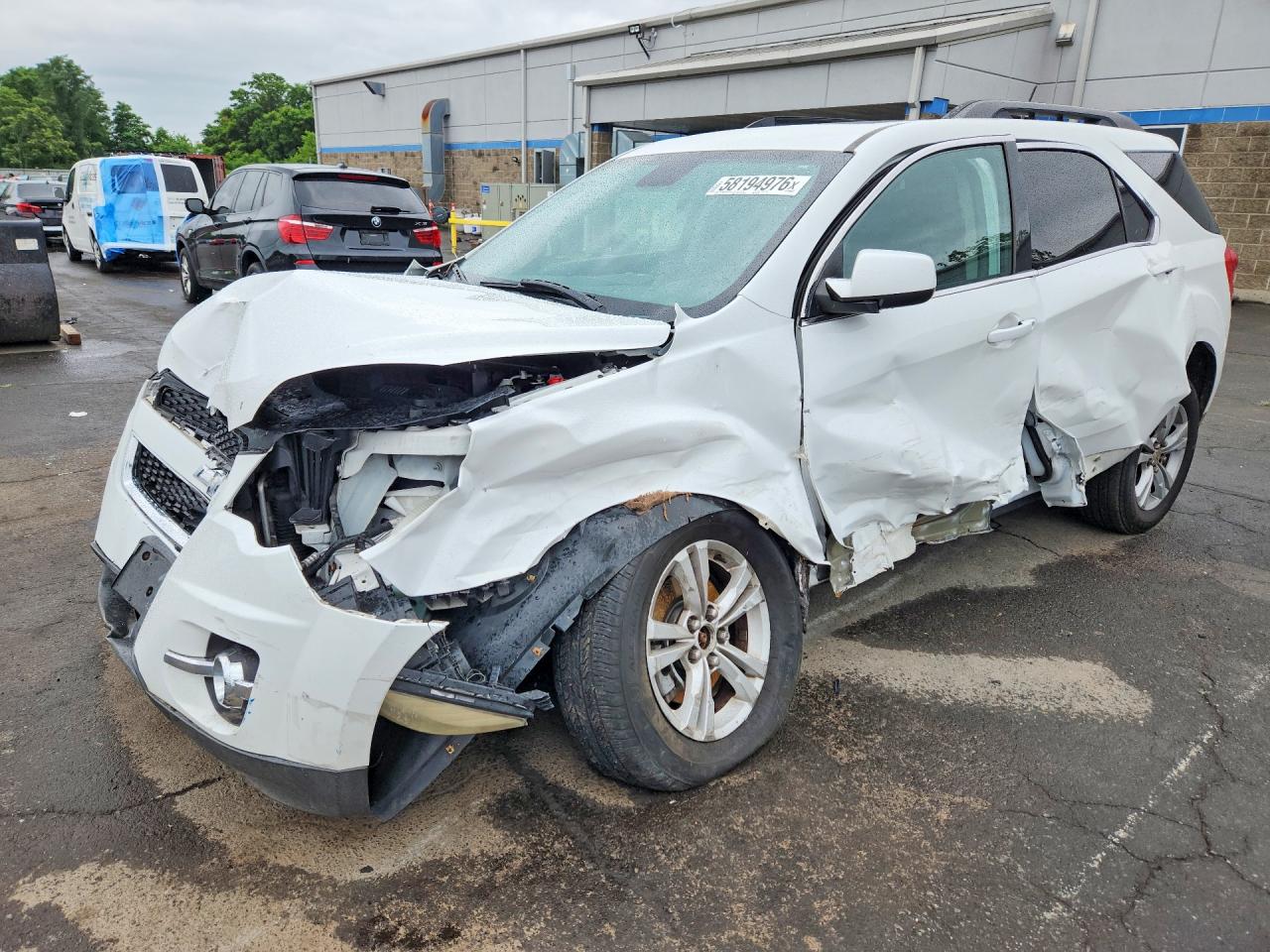 2013 Chevrolet Equinox Lt White vin: 2GNFLNE38D6187753