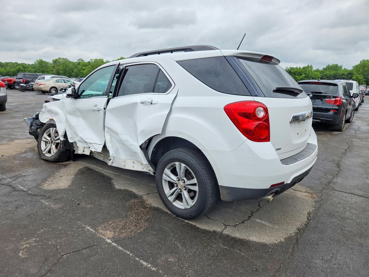 2013 Chevrolet Equinox Lt White vin: 2GNFLNE38D6187753