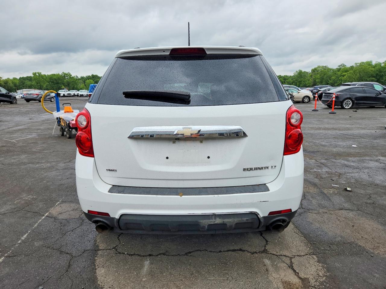 2013 Chevrolet Equinox Lt White vin: 2GNFLNE38D6187753