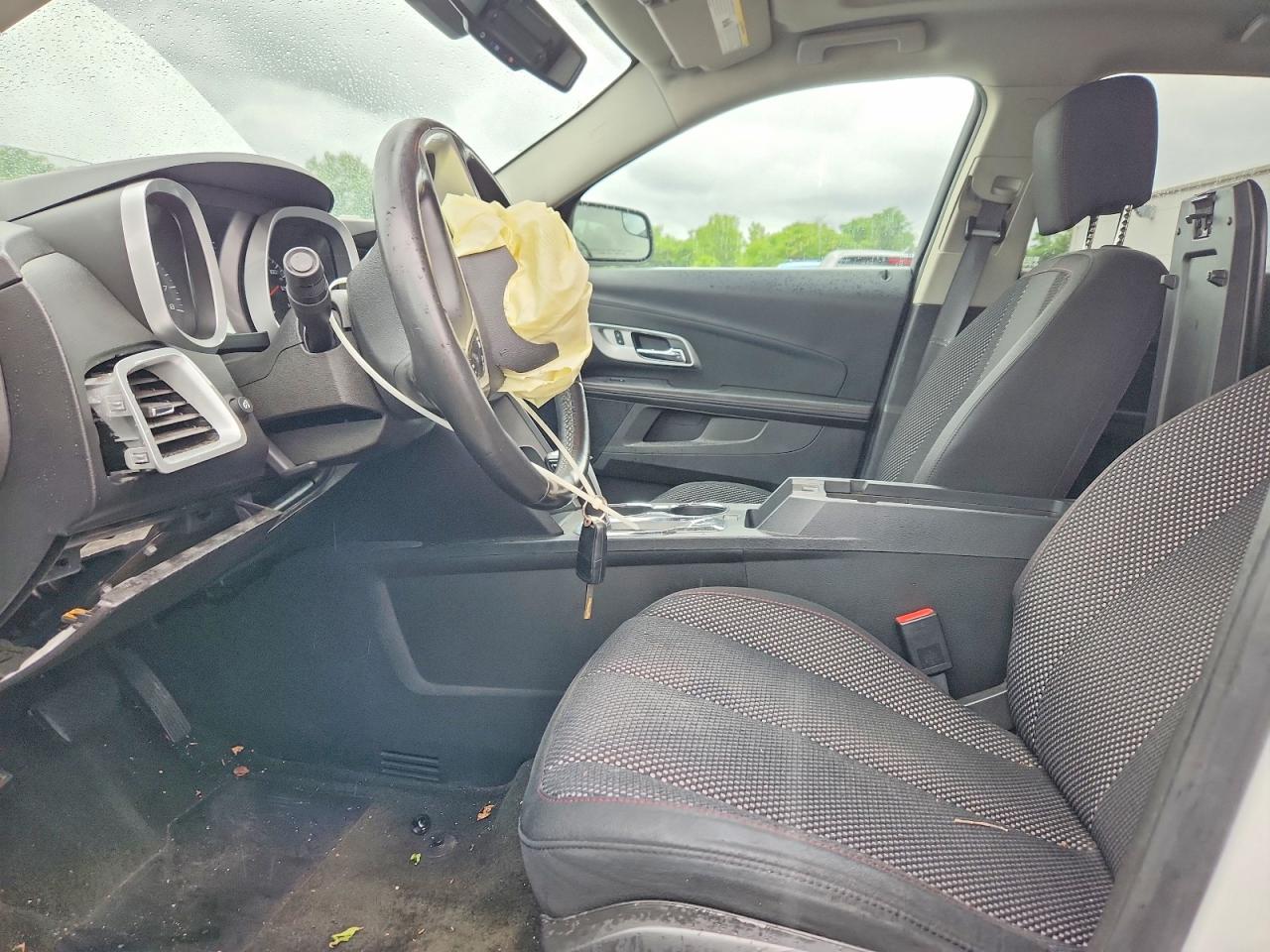 2013 Chevrolet Equinox Lt White vin: 2GNFLNE38D6187753