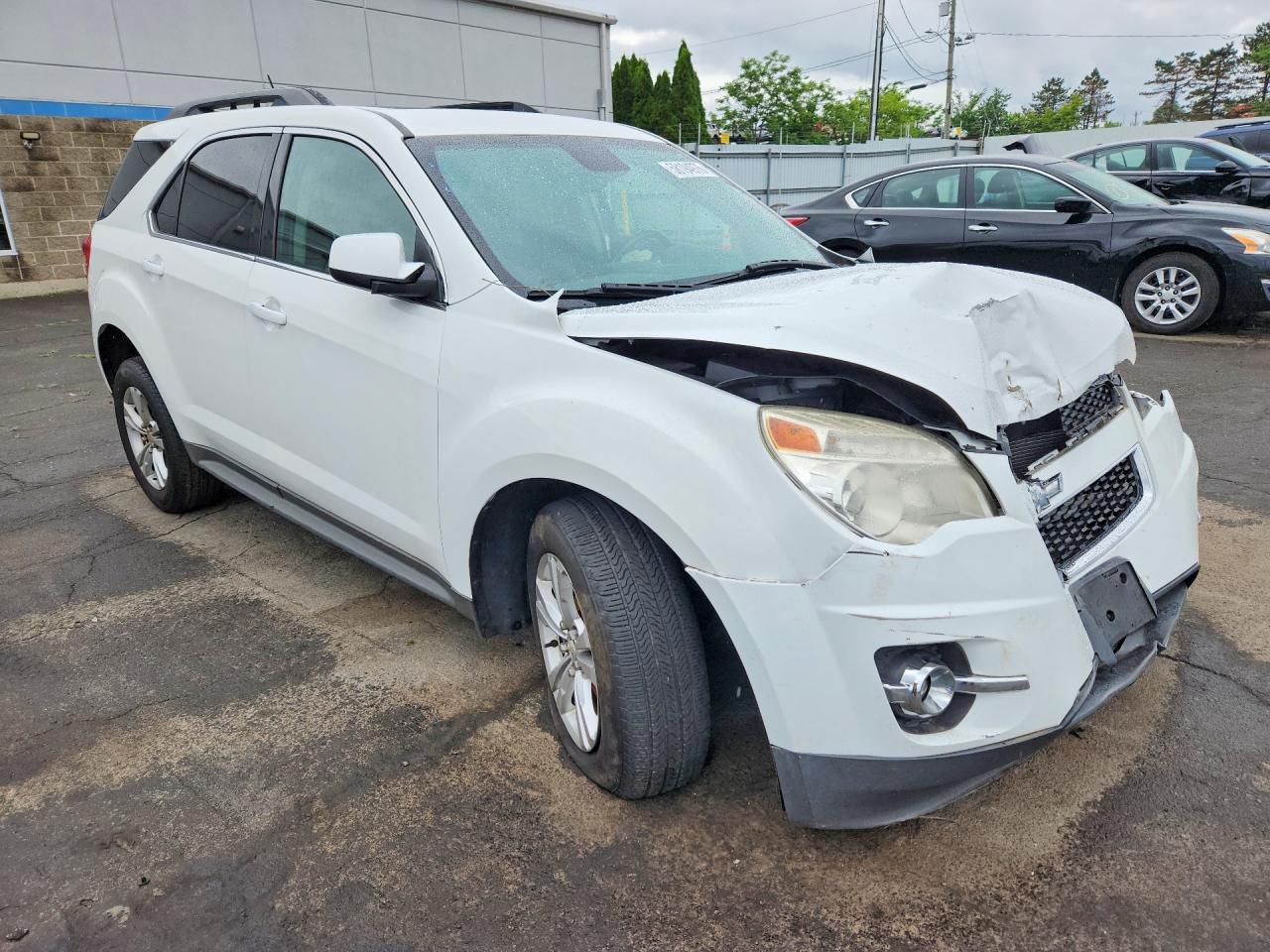 2013 Chevrolet Equinox Lt White vin: 2GNFLNE38D6187753
