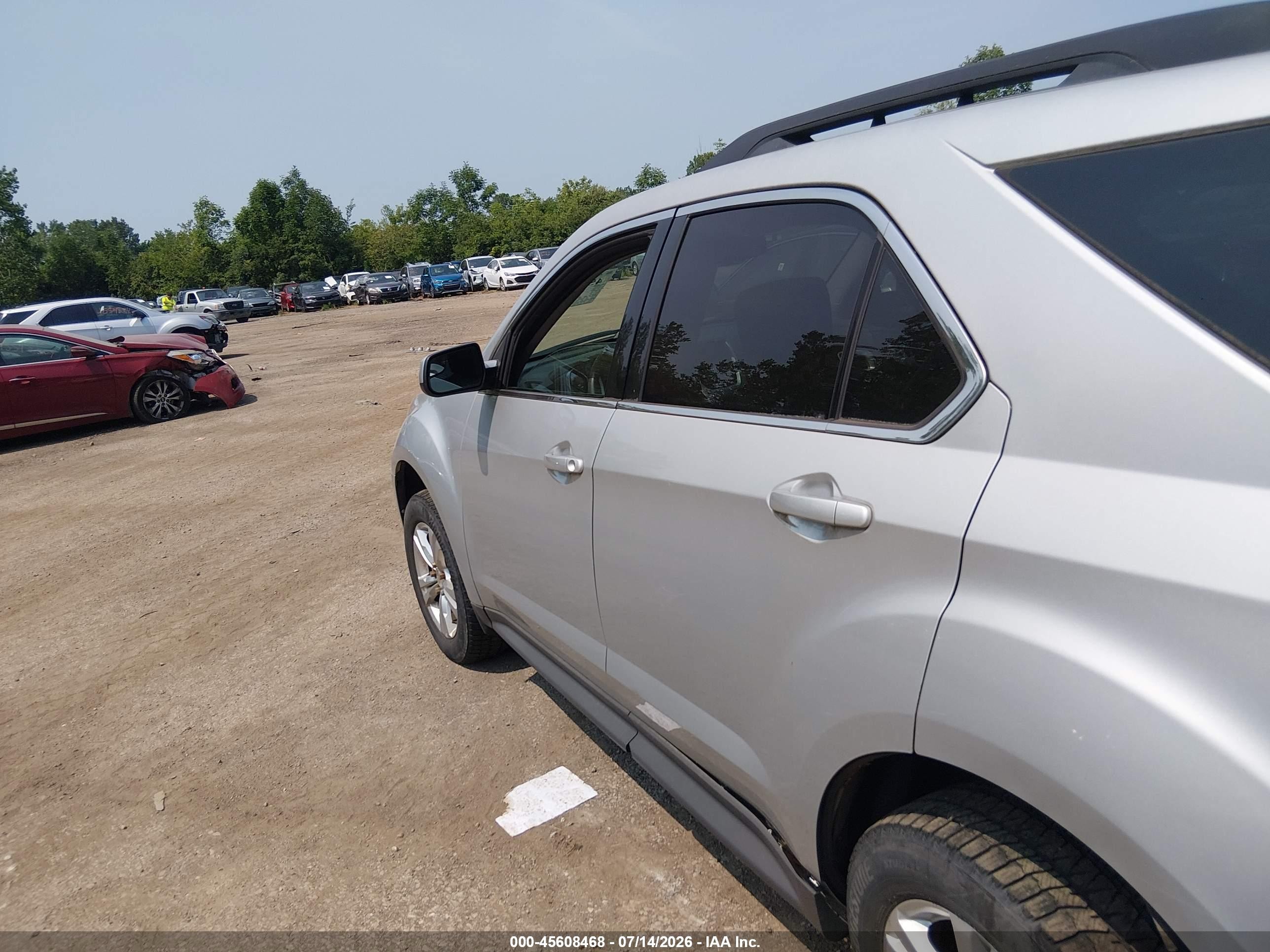 2012 Chevrolet Equinox Lt W/2lt Silver vin: 2GNFLNE50C6160689