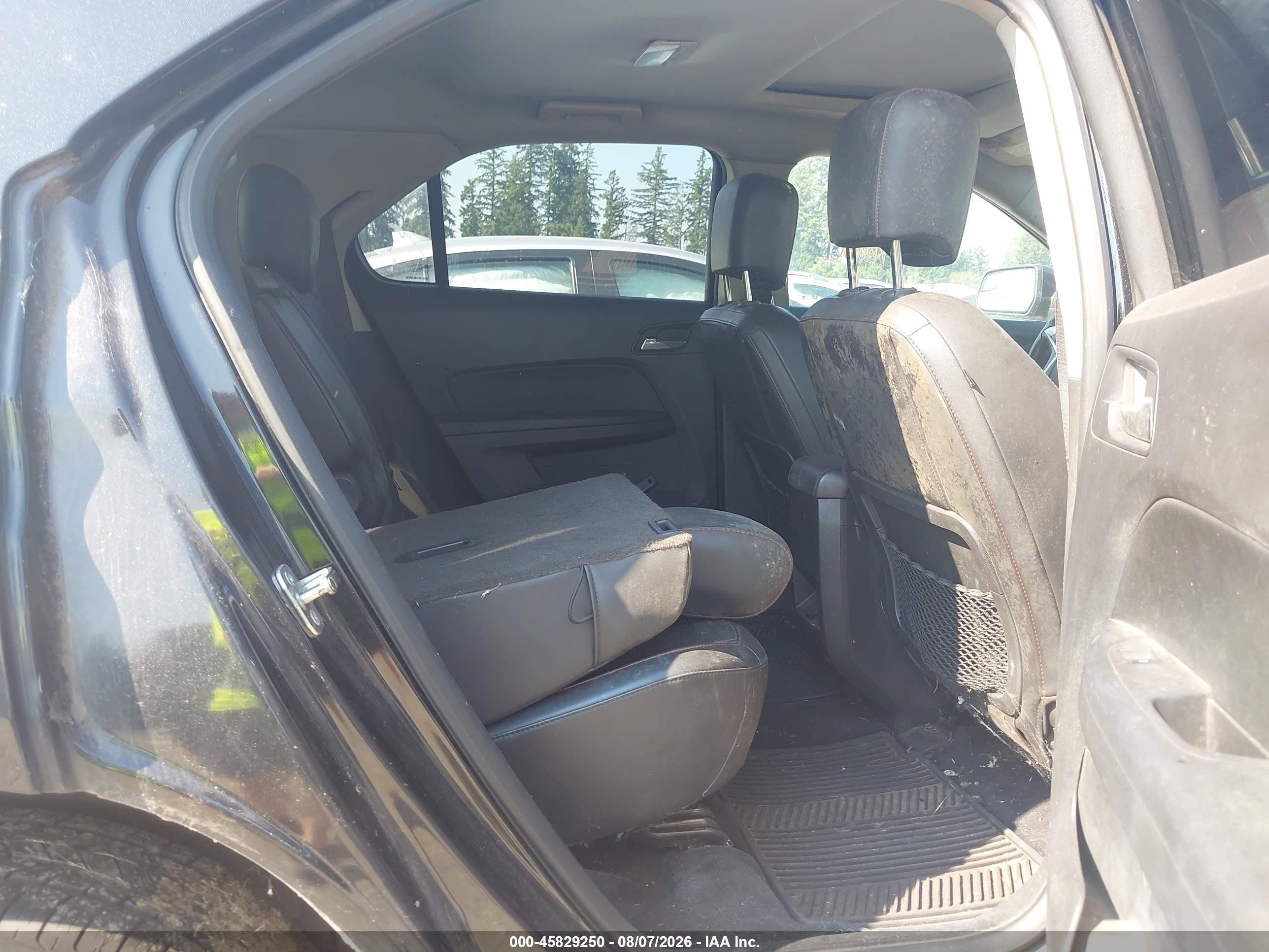 2012 Chevrolet Equinox Lt W/2lt Black vin: 2GNFLNE56C6154282