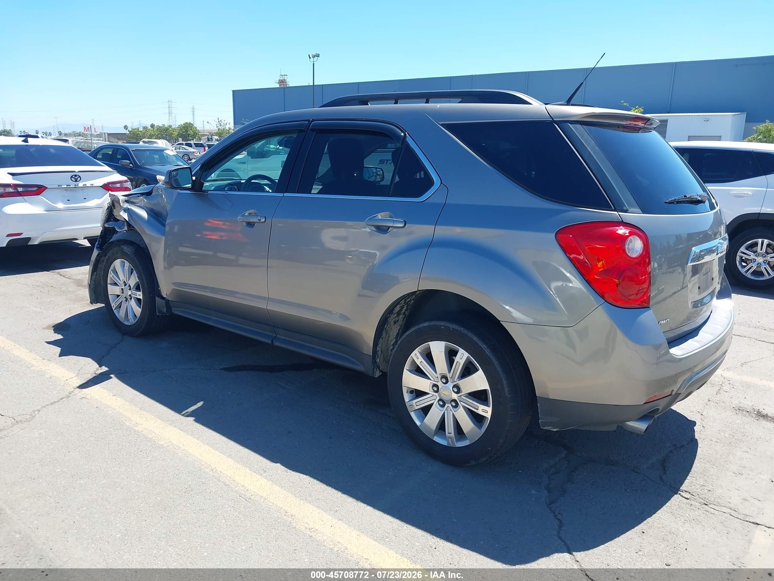 2012 Chevrolet Equinox Lt W/2lt Gray vin: 2GNFLNE58C6317904