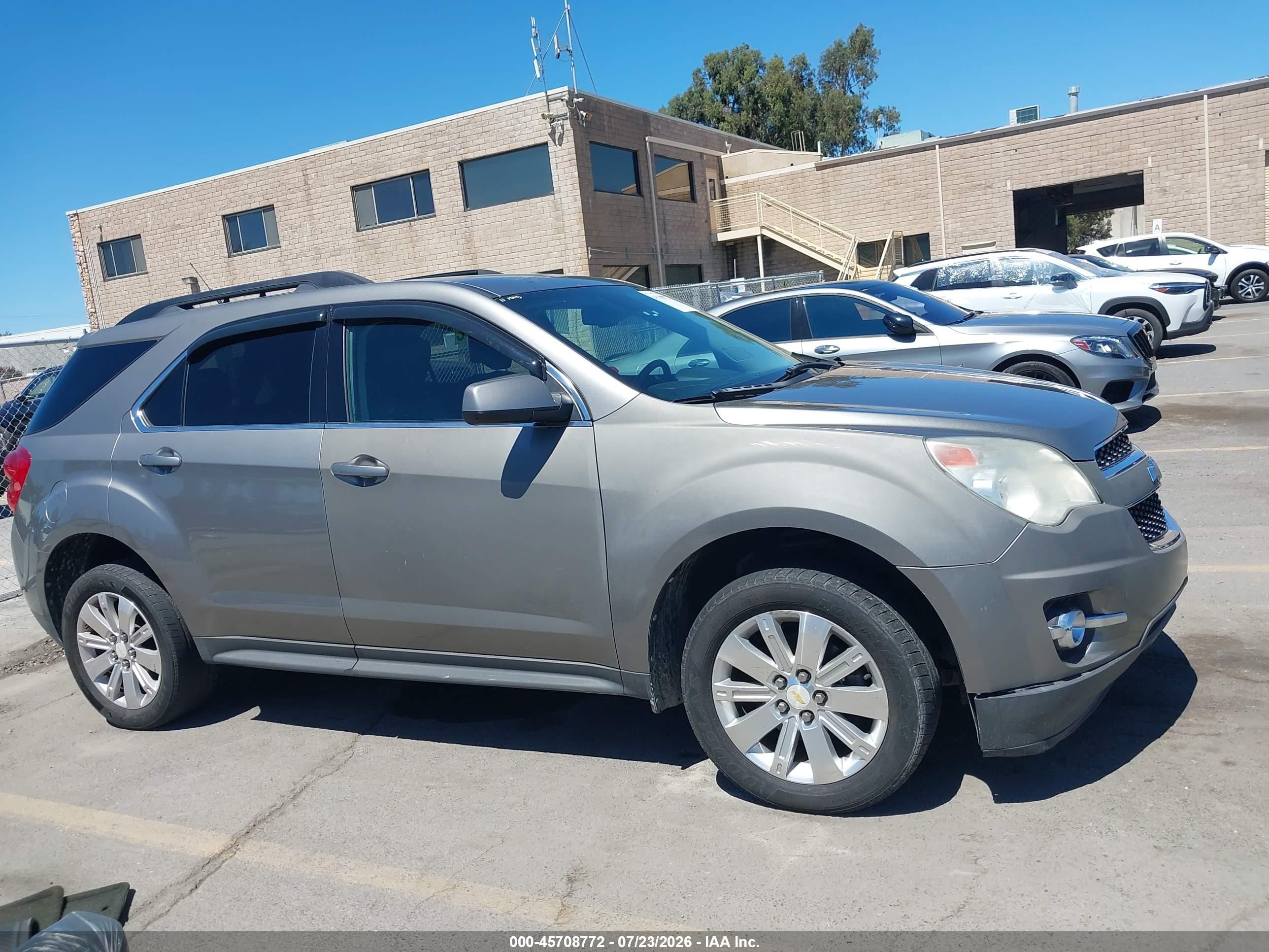 2012 Chevrolet Equinox Lt W/2lt Gray vin: 2GNFLNE58C6317904