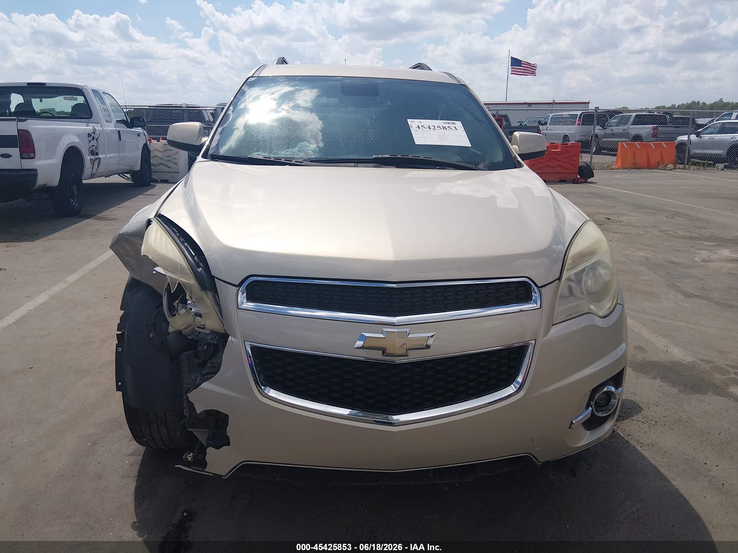 2012 Chevrolet Equinox Lt W/2lt Желто-коричневый vin: 2GNFLNE59C6196994