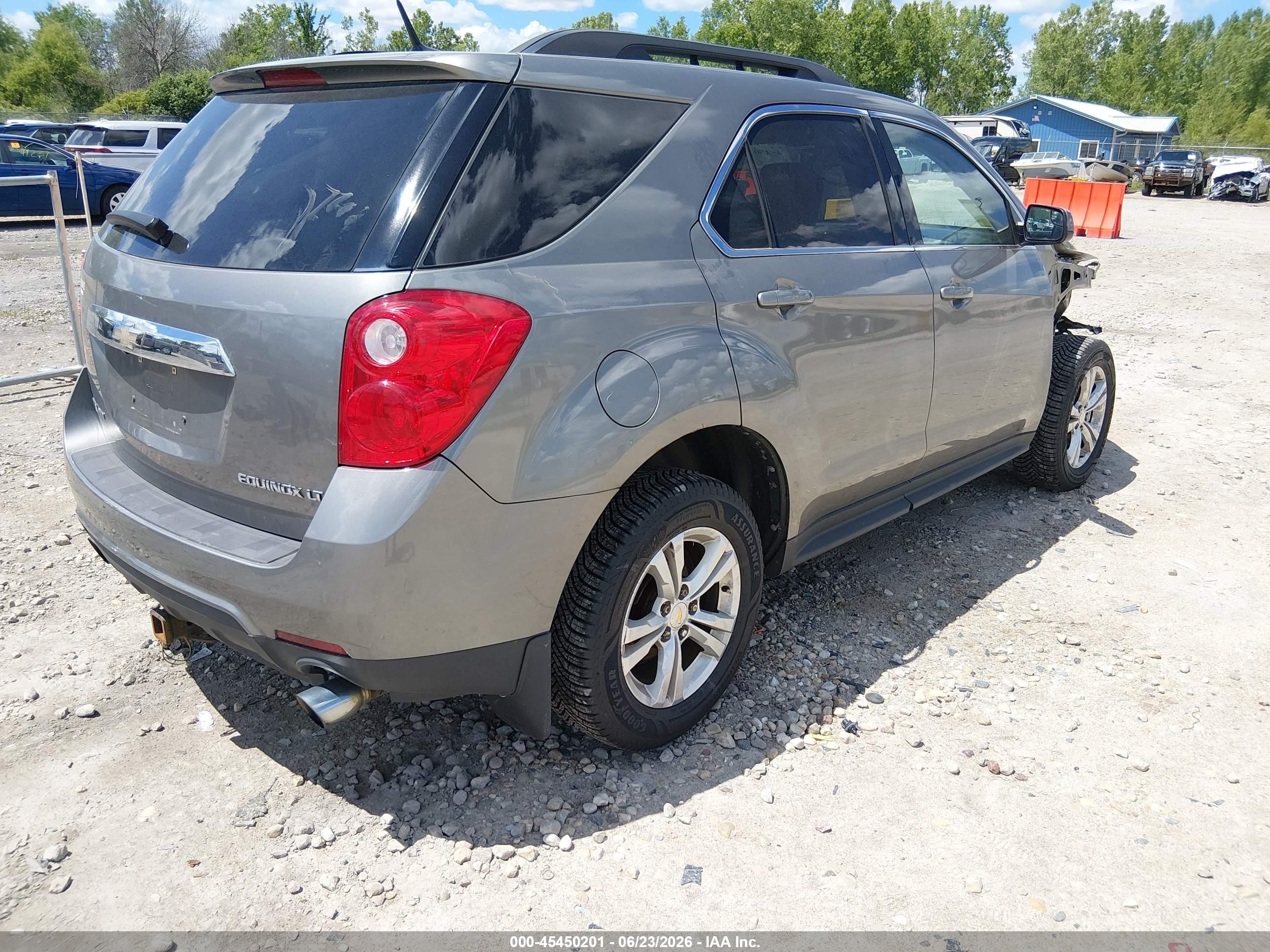2012 Chevrolet Equinox 2lt Gray vin: 2GNFLNE59C6260743