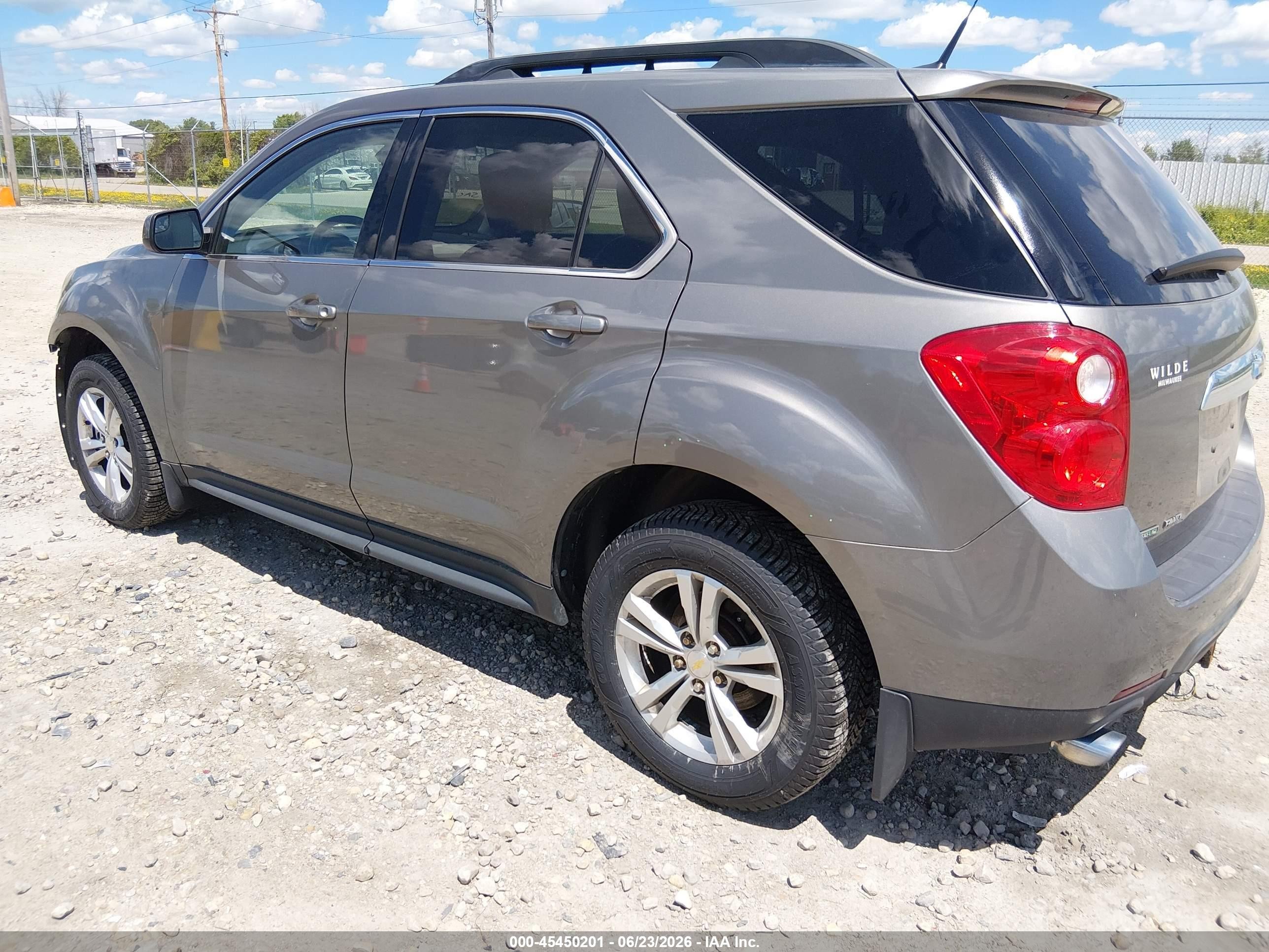 2012 Chevrolet Equinox 2lt Gray vin: 2GNFLNE59C6260743