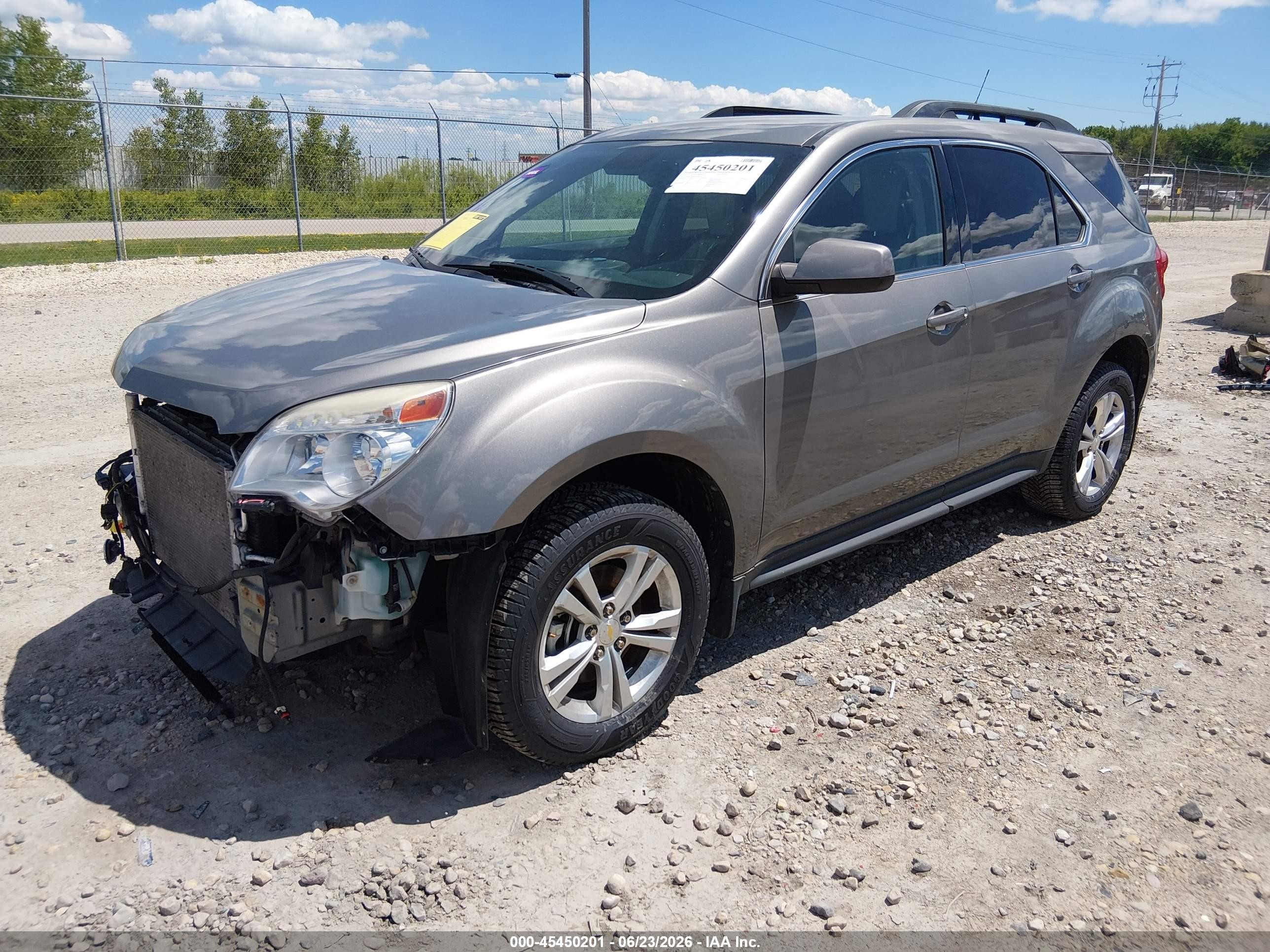 2012 Chevrolet Equinox 2lt Gray vin: 2GNFLNE59C6260743