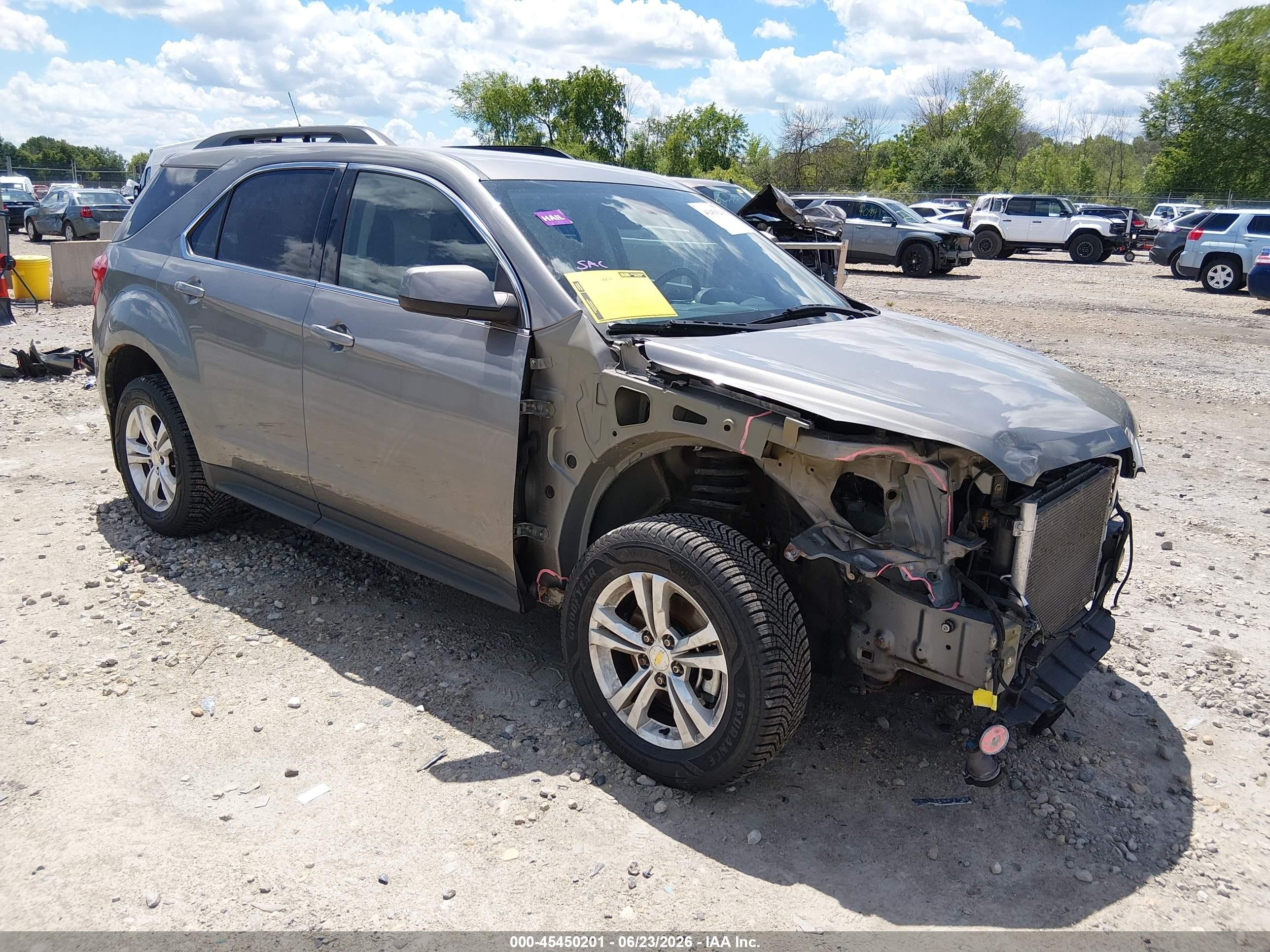 2012 Chevrolet Equinox 2lt Gray vin: 2GNFLNE59C6260743