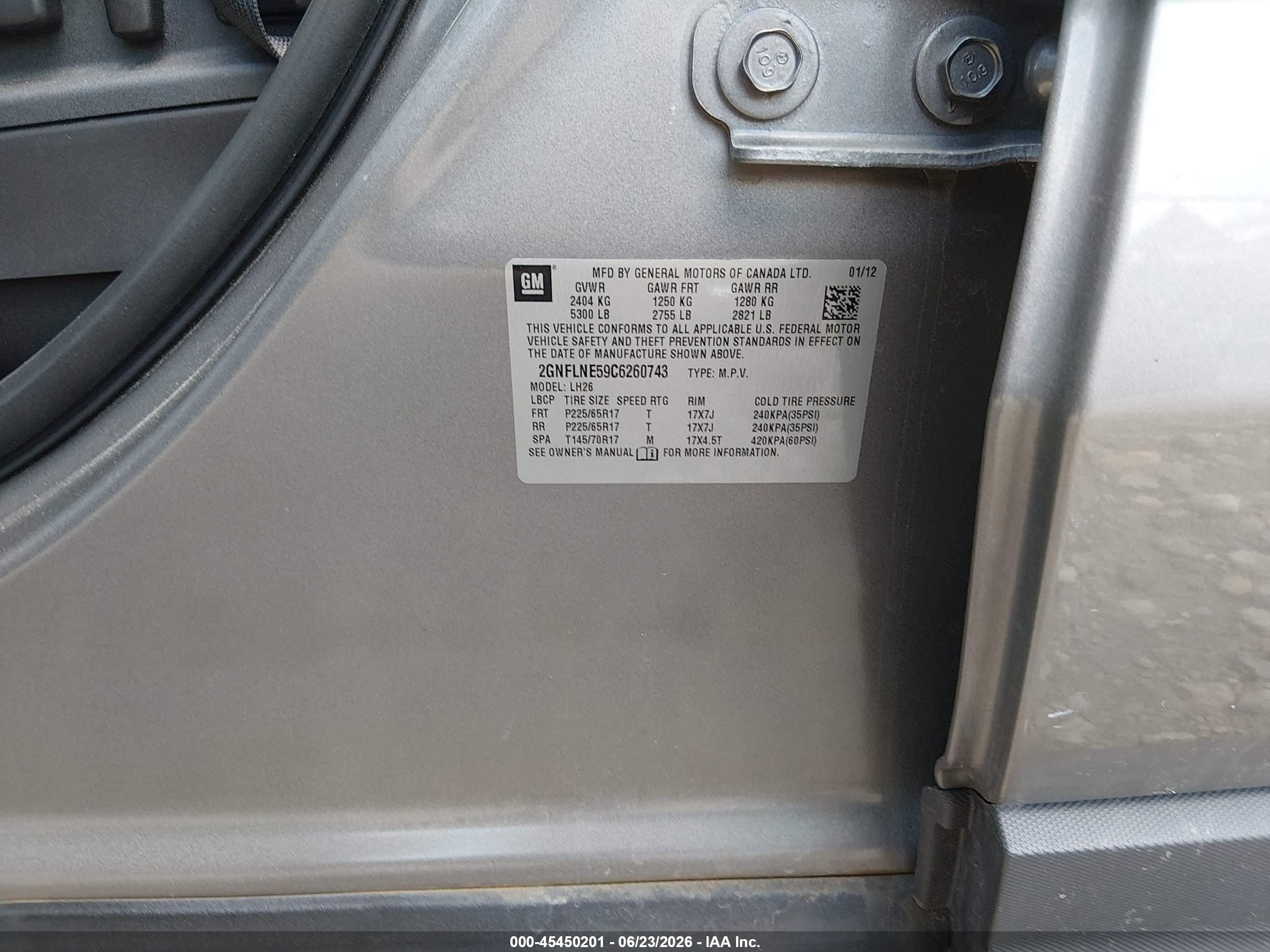 2012 Chevrolet Equinox 2lt Gray vin: 2GNFLNE59C6260743