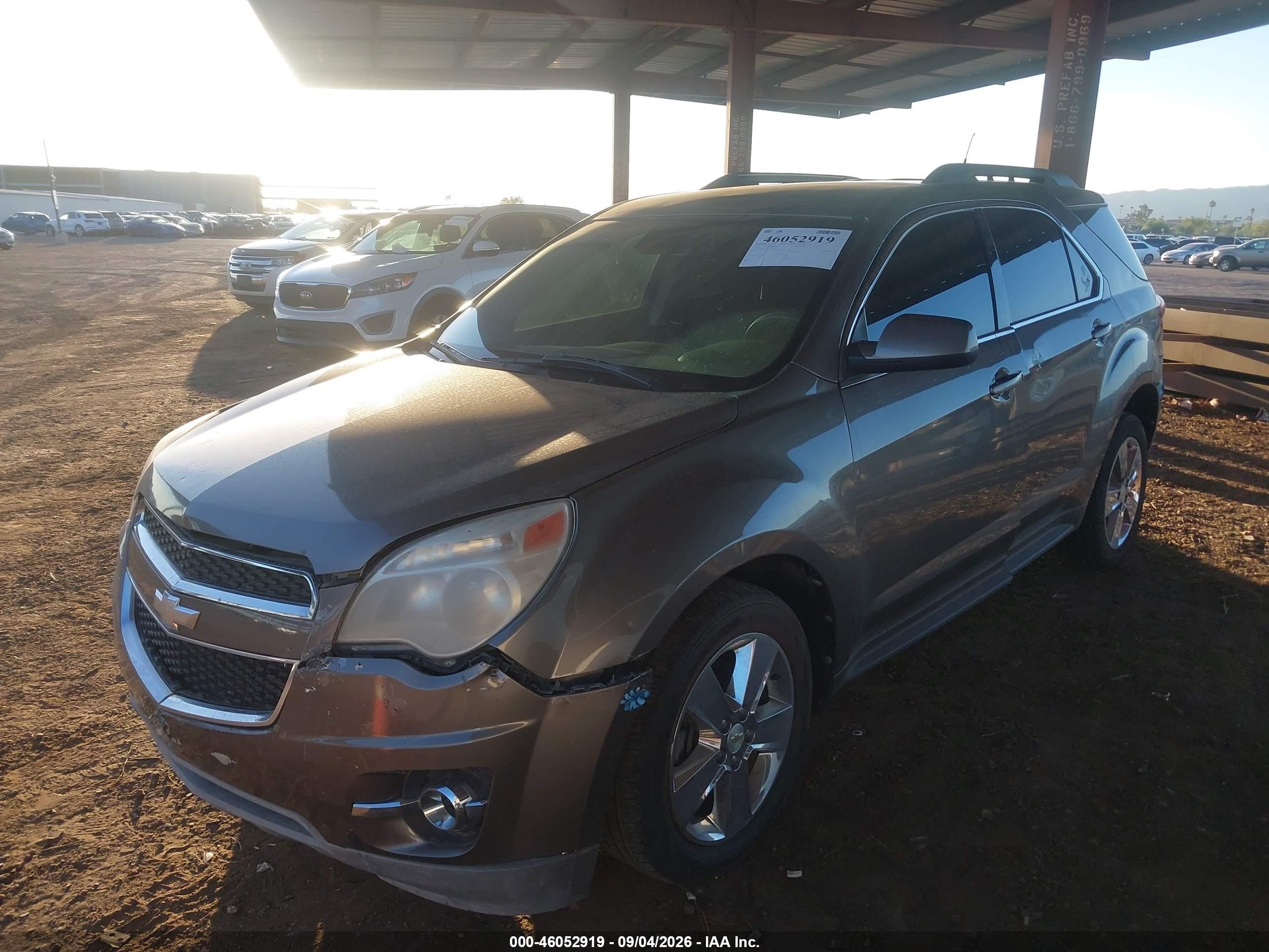 2012 Chevrolet Equinox 2lt Gray vin: 2GNFLNE5XC6105733