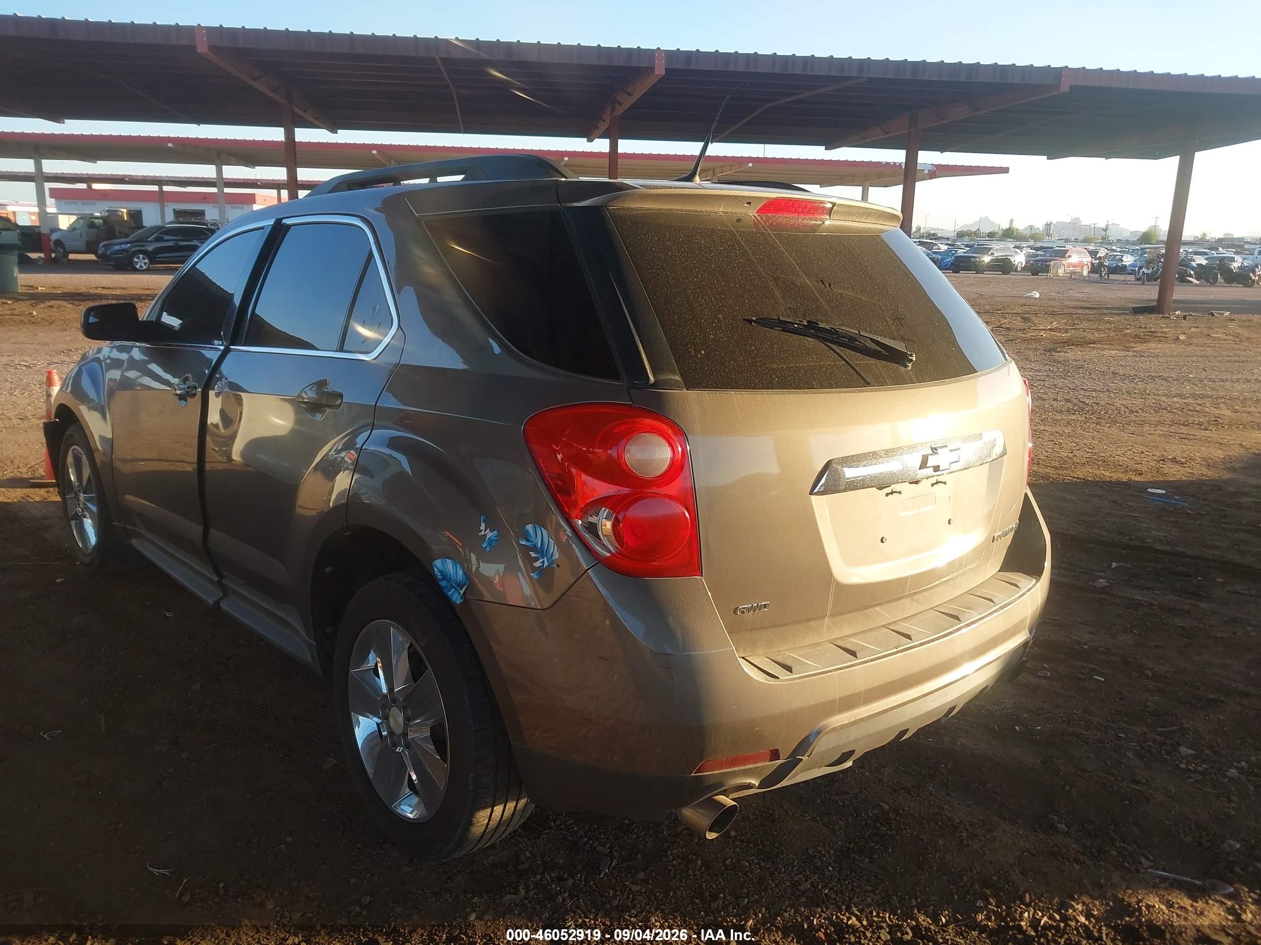 2012 Chevrolet Equinox 2lt Gray vin: 2GNFLNE5XC6105733