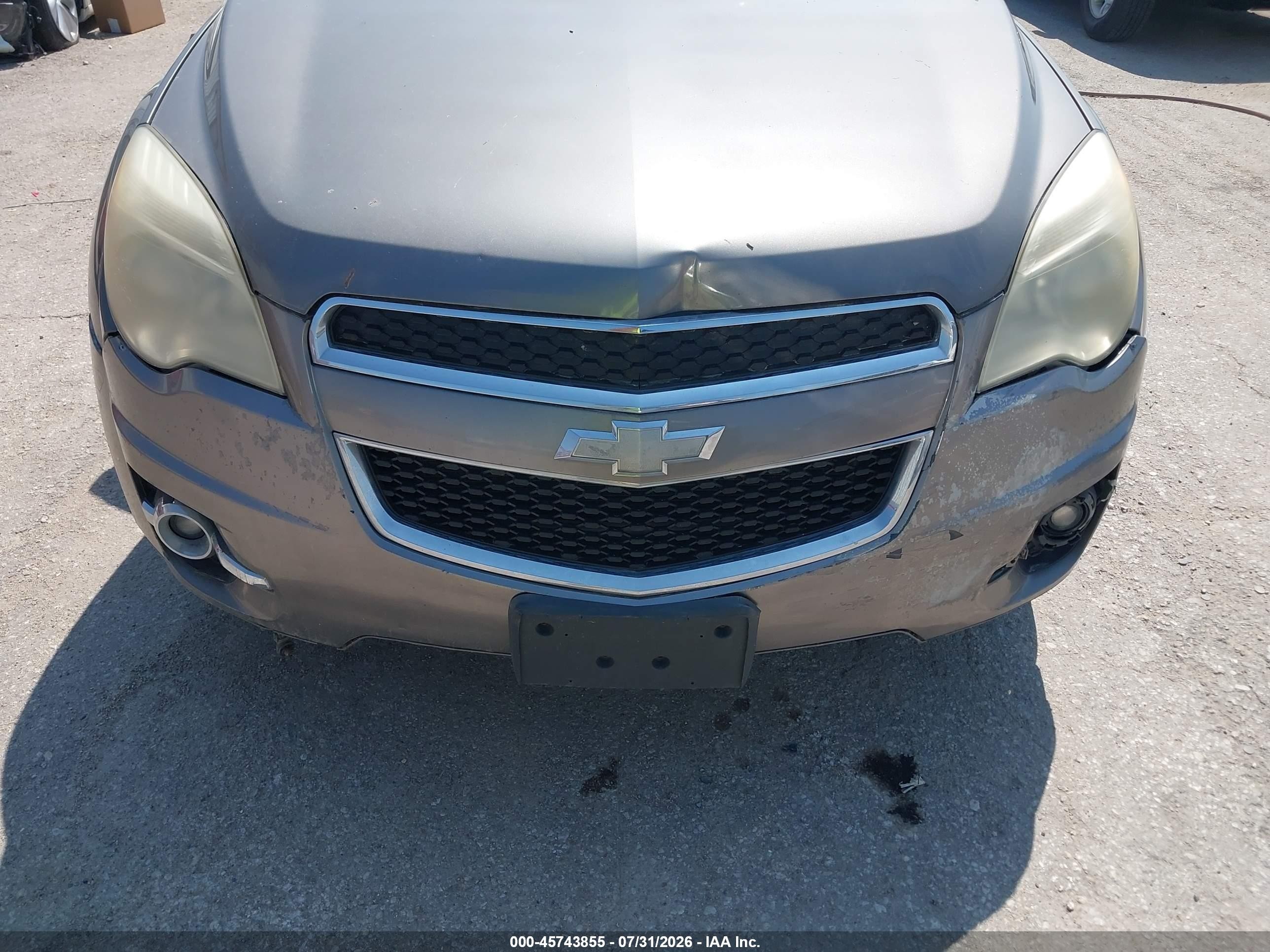 2012 Chevrolet Equinox Lt W/2lt Коричневый vin: 2GNFLNE5XC6197099