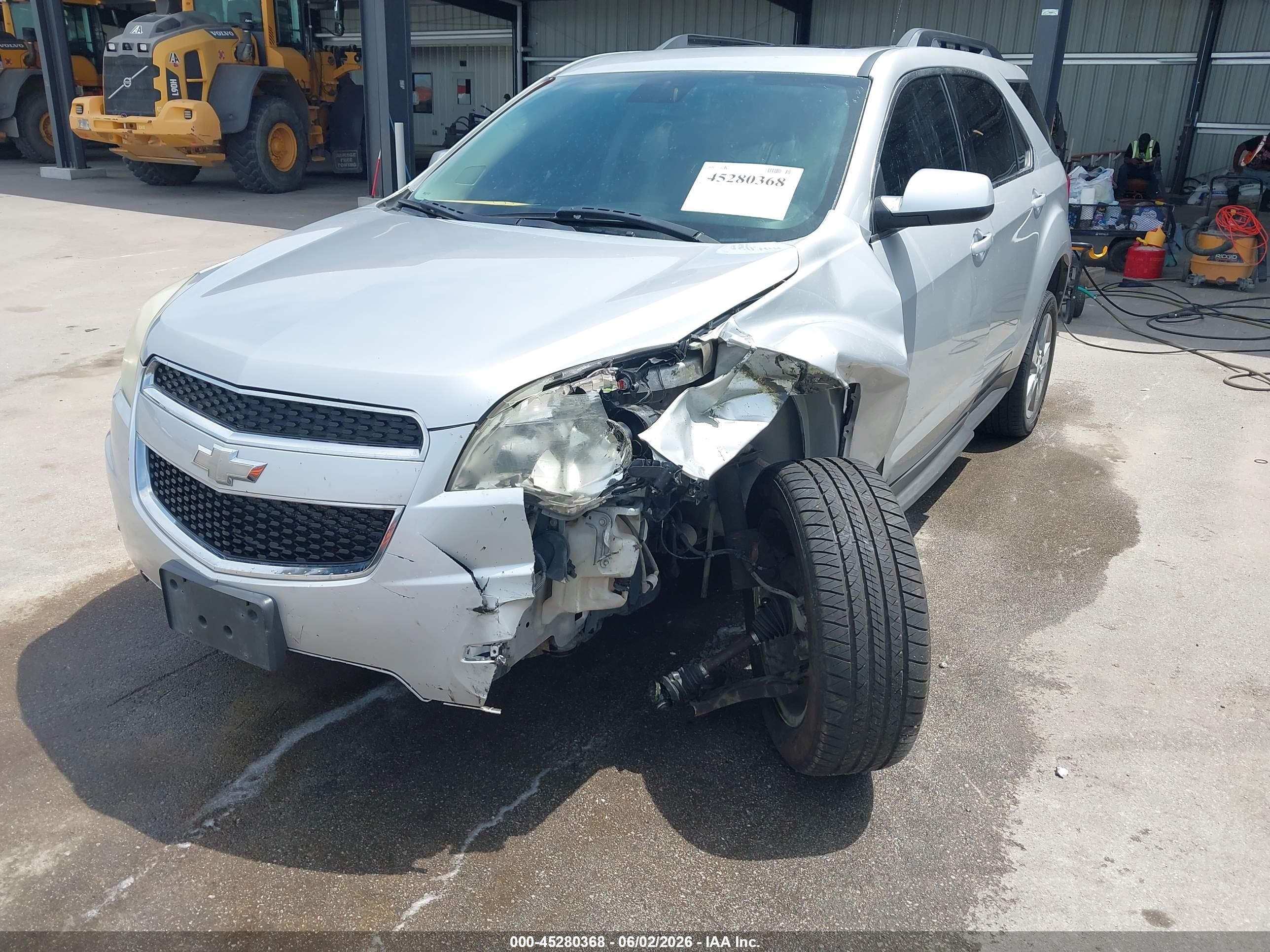 2012 Chevrolet Equinox 2lt Silver vin: 2GNFLNEK0C6244663
