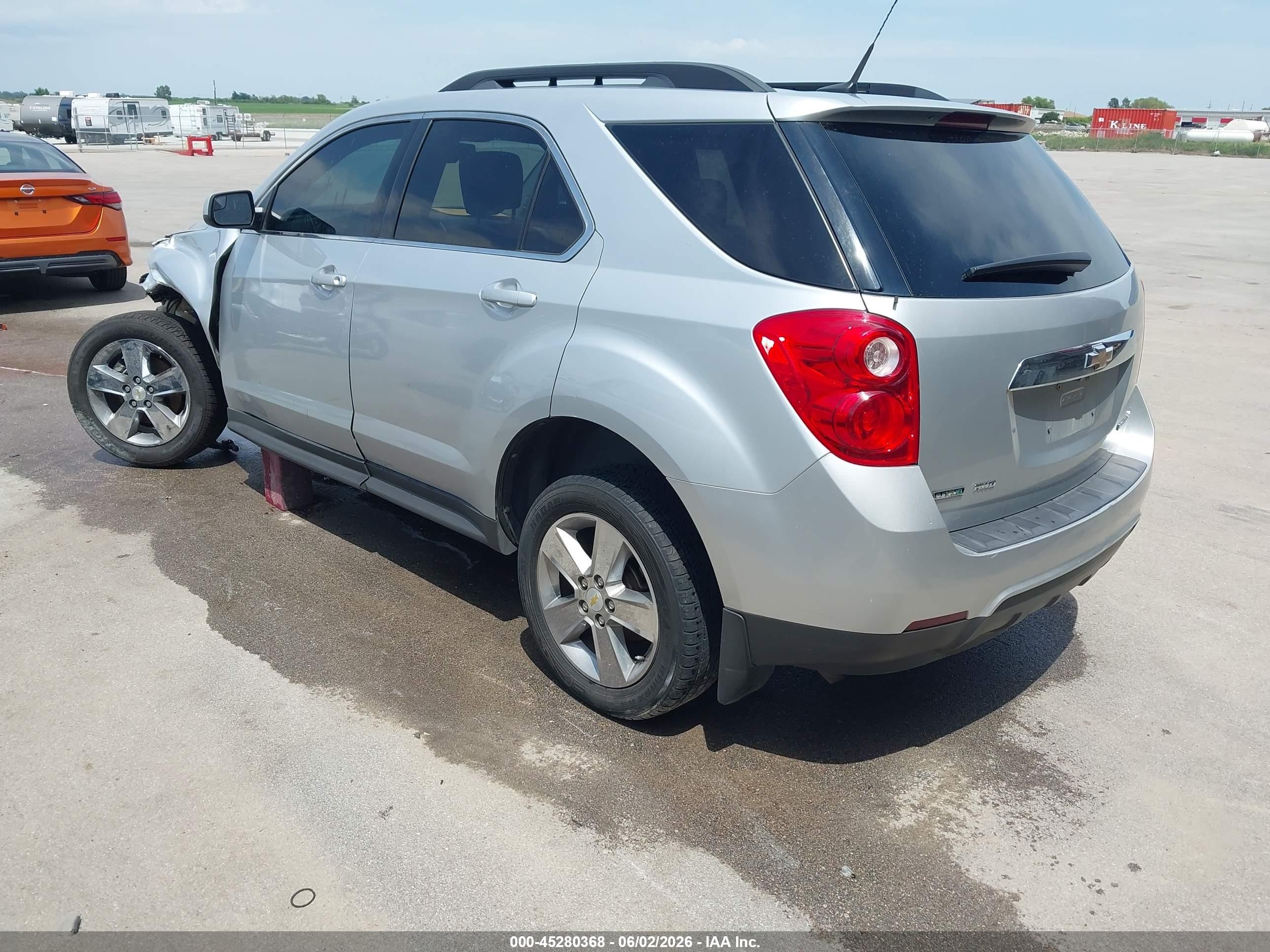 2012 Chevrolet Equinox 2lt Silver vin: 2GNFLNEK0C6244663