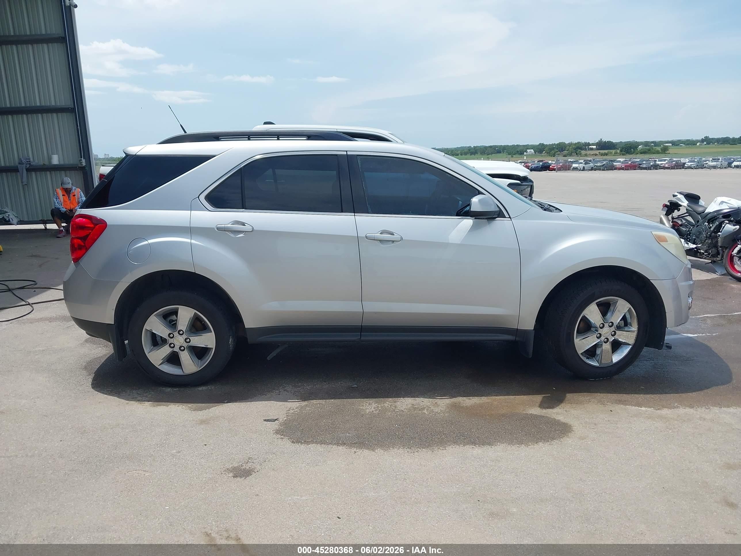 2012 Chevrolet Equinox 2lt Silver vin: 2GNFLNEK0C6244663