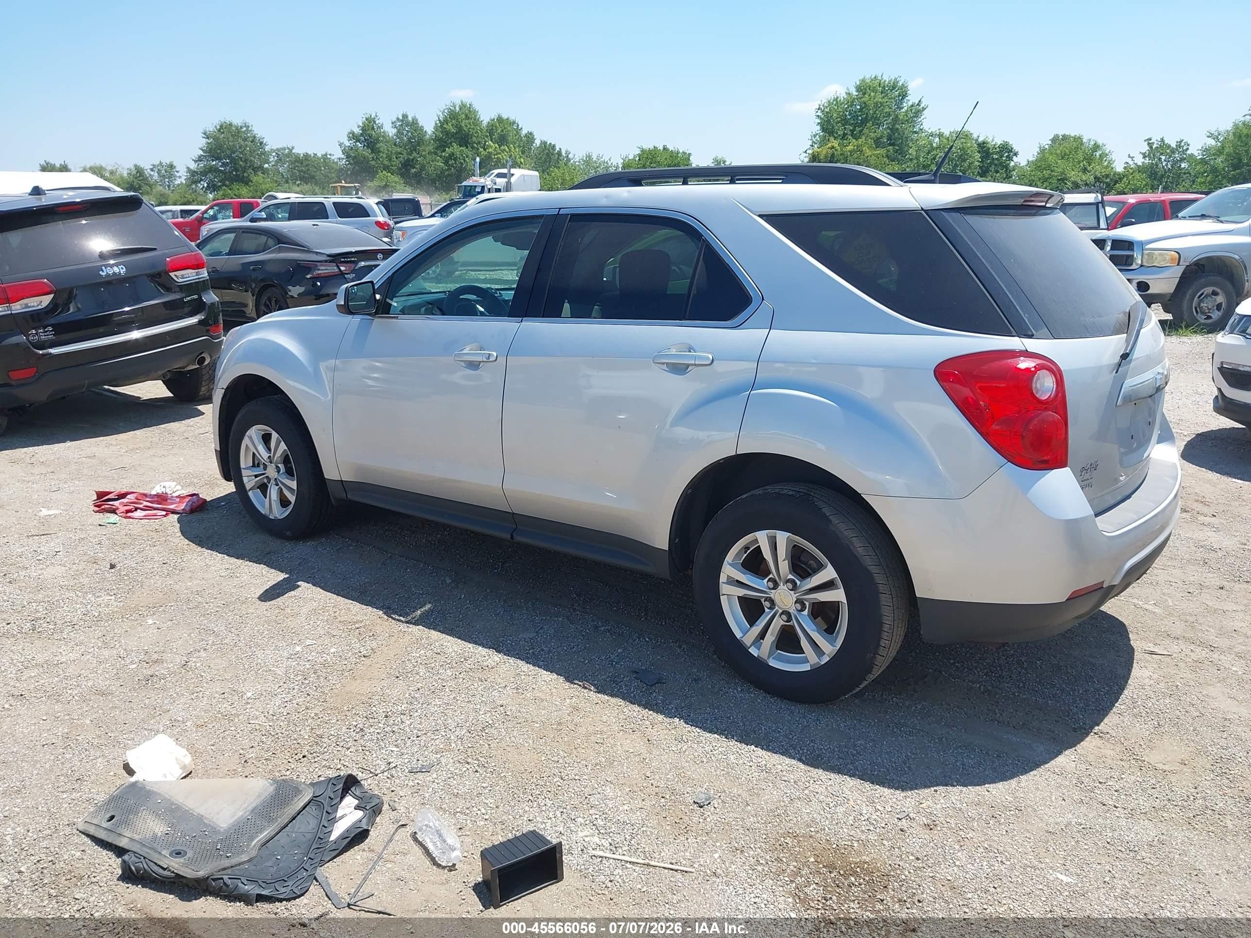 2012 Chevrolet Equinox Lt W/2lt Gray vin: 2GNFLNEK0C6291062