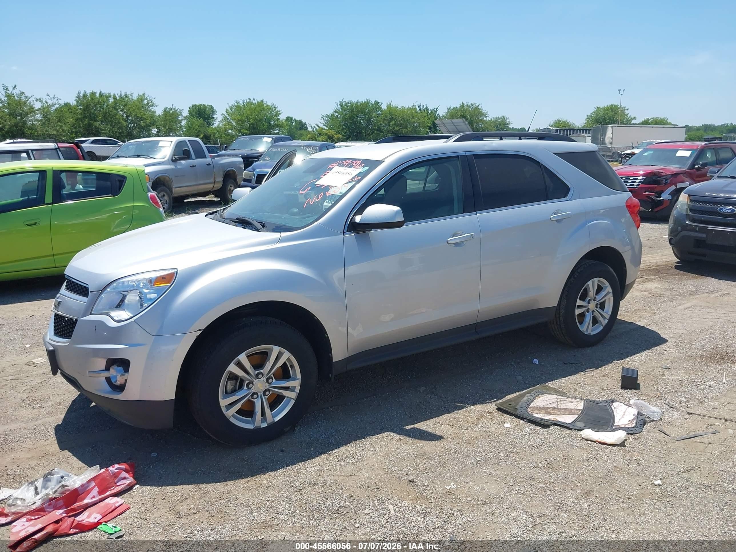 2012 Chevrolet Equinox Lt W/2lt Gray vin: 2GNFLNEK0C6291062