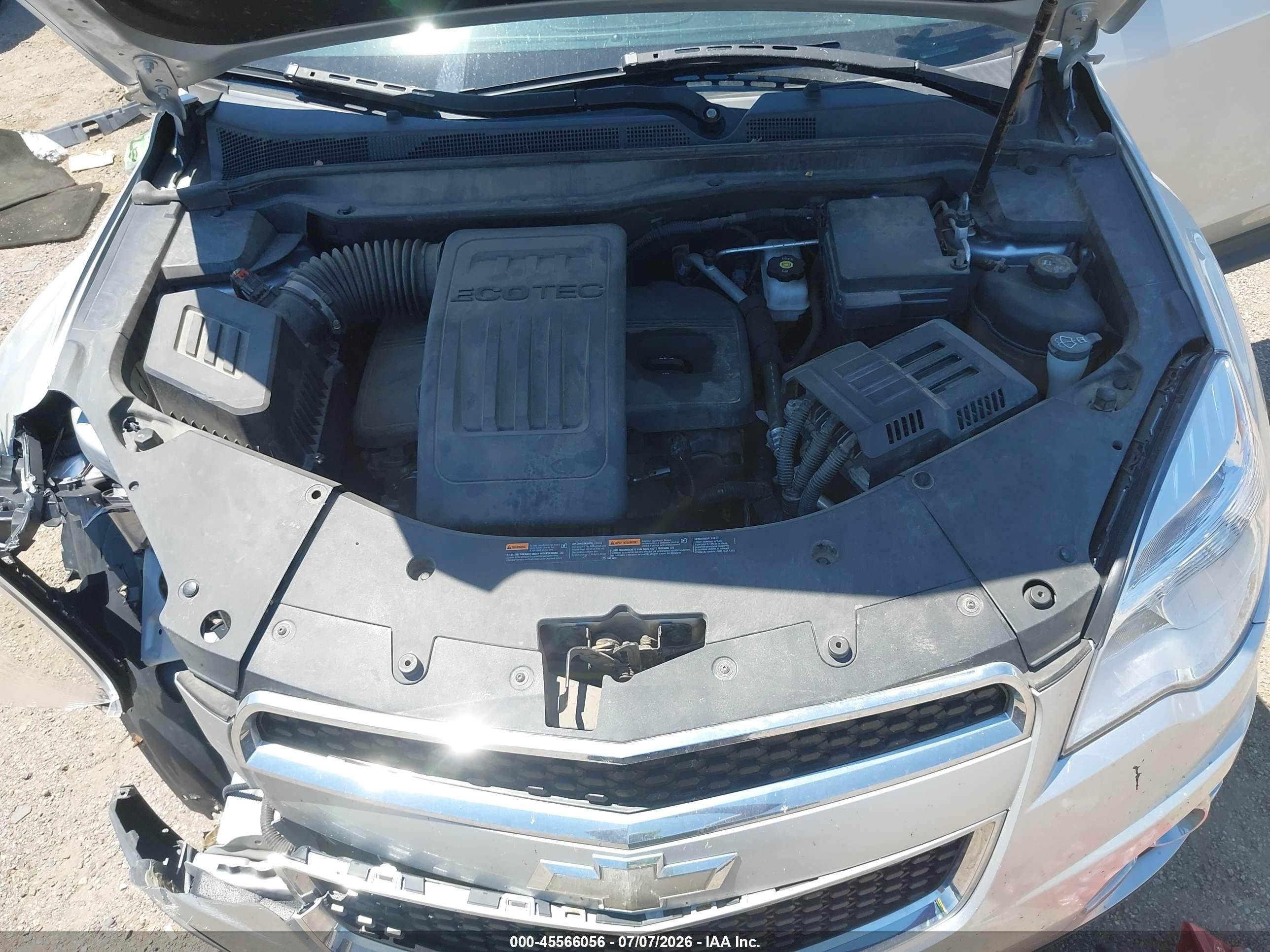 2012 Chevrolet Equinox Lt W/2lt Gray vin: 2GNFLNEK0C6291062