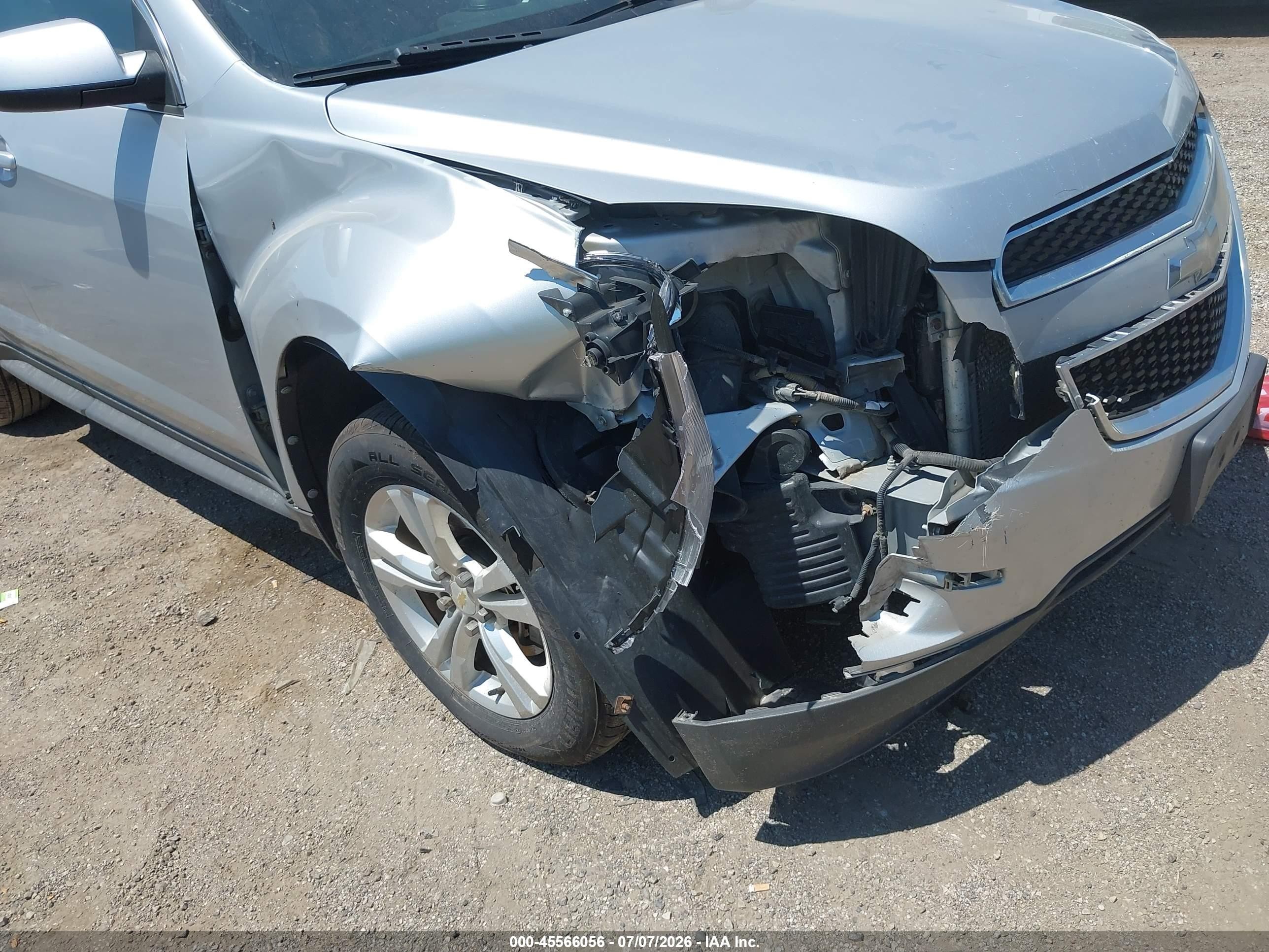 2012 Chevrolet Equinox Lt W/2lt Gray vin: 2GNFLNEK0C6291062