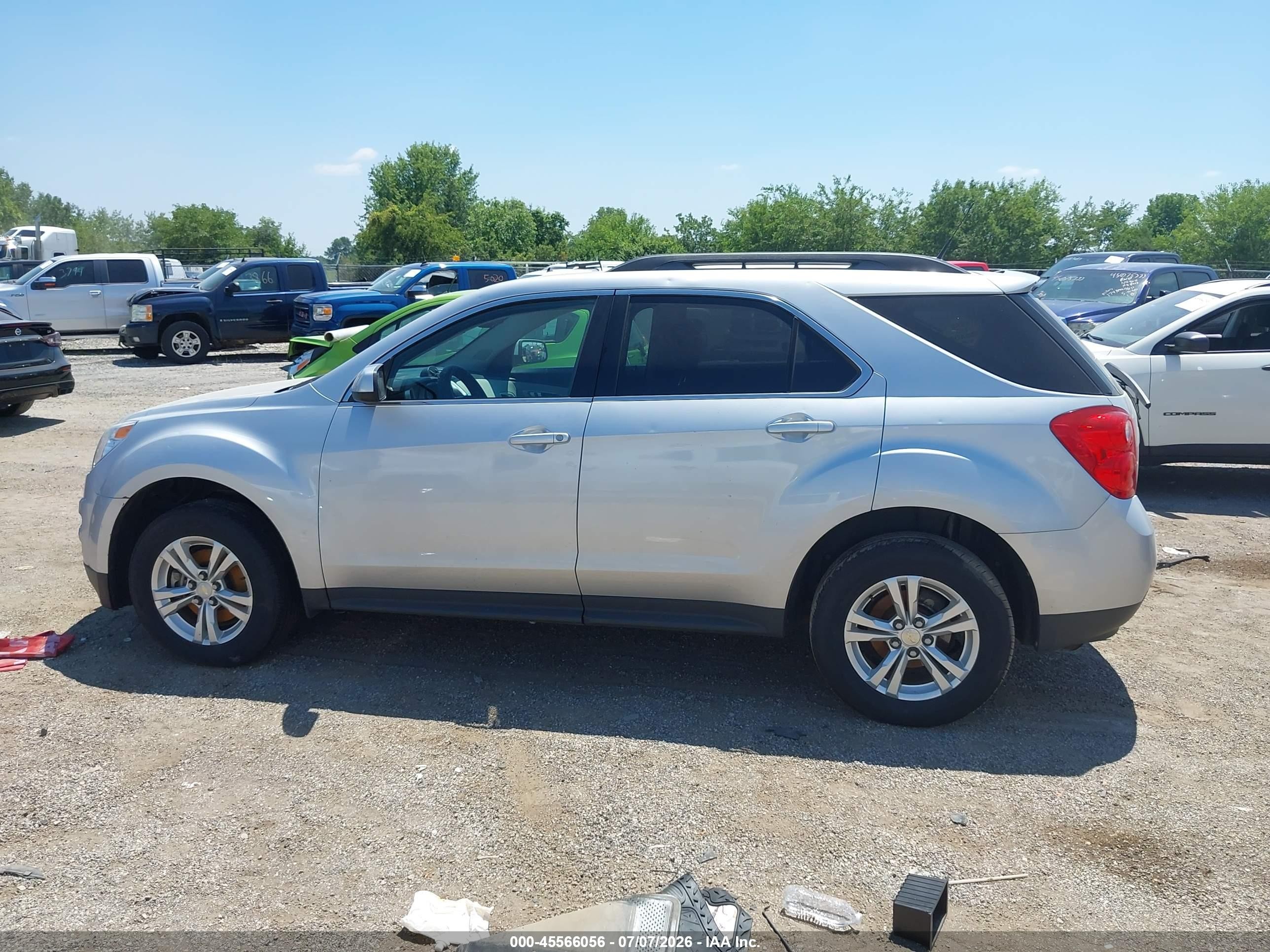 2012 Chevrolet Equinox Lt W/2lt Gray vin: 2GNFLNEK0C6291062