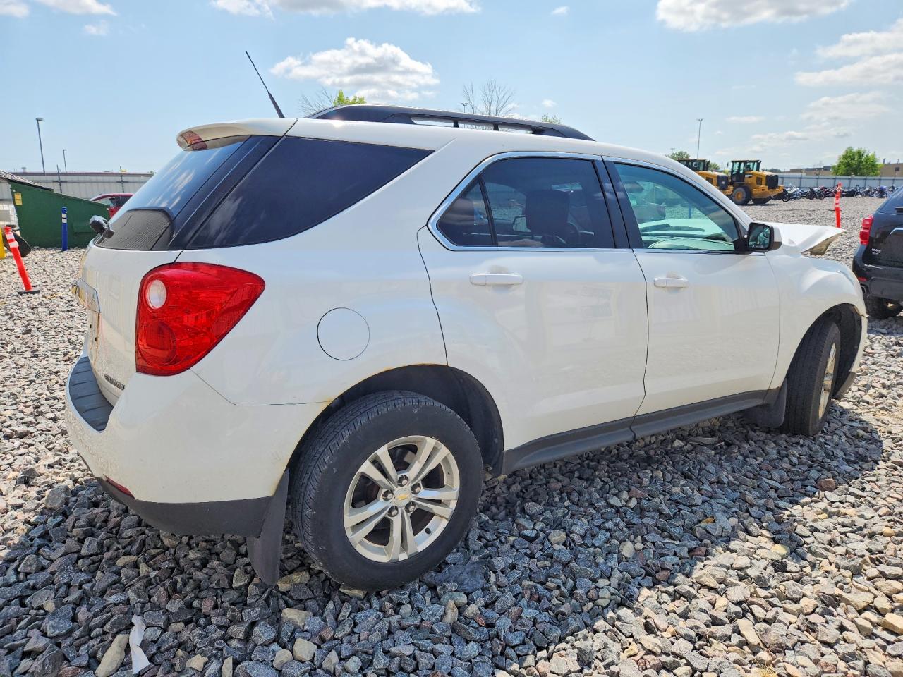 2012 Chevrolet Equinox Lt White vin: 2GNFLNEK0C6311326