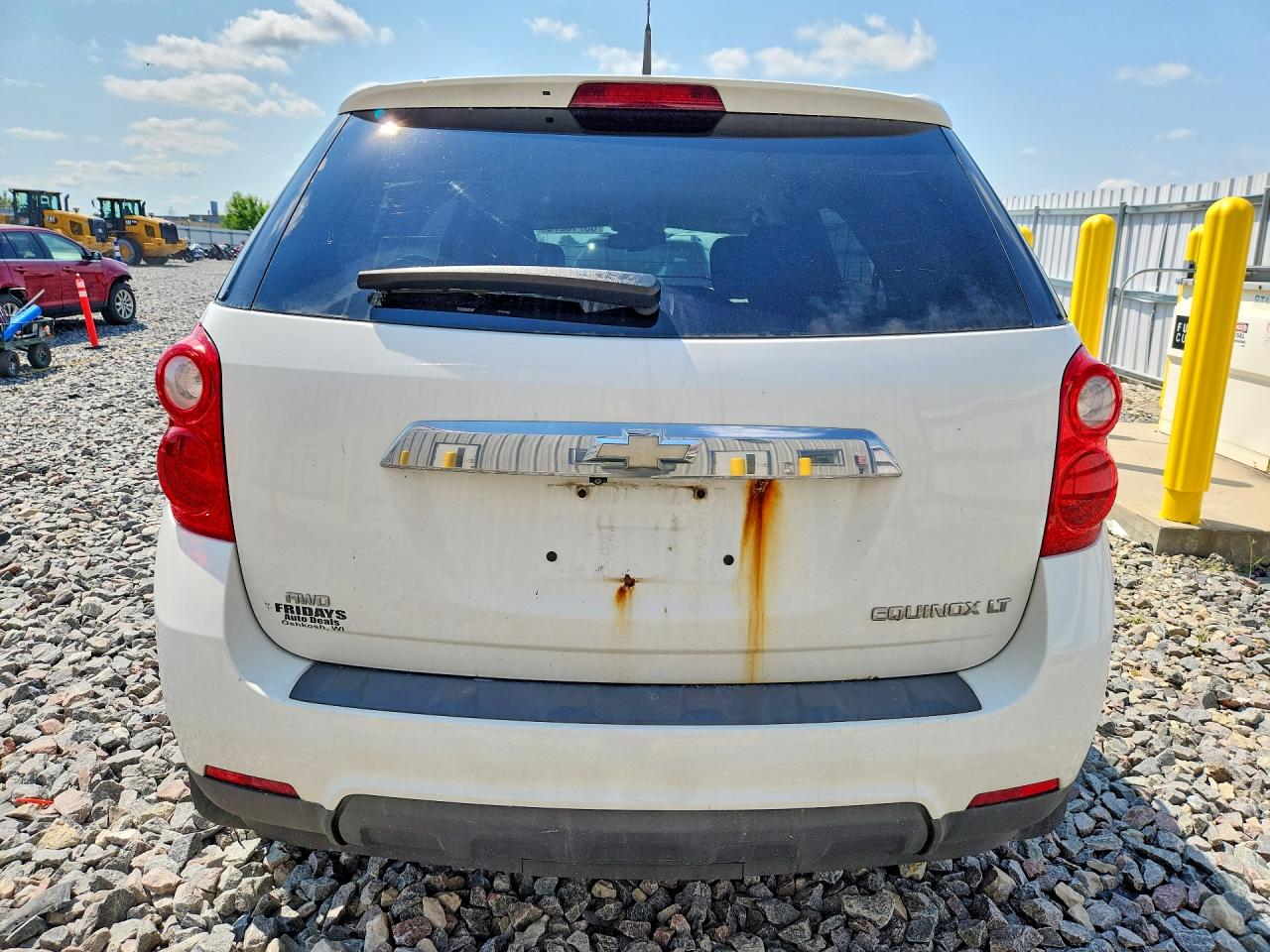 2012 Chevrolet Equinox Lt White vin: 2GNFLNEK0C6311326