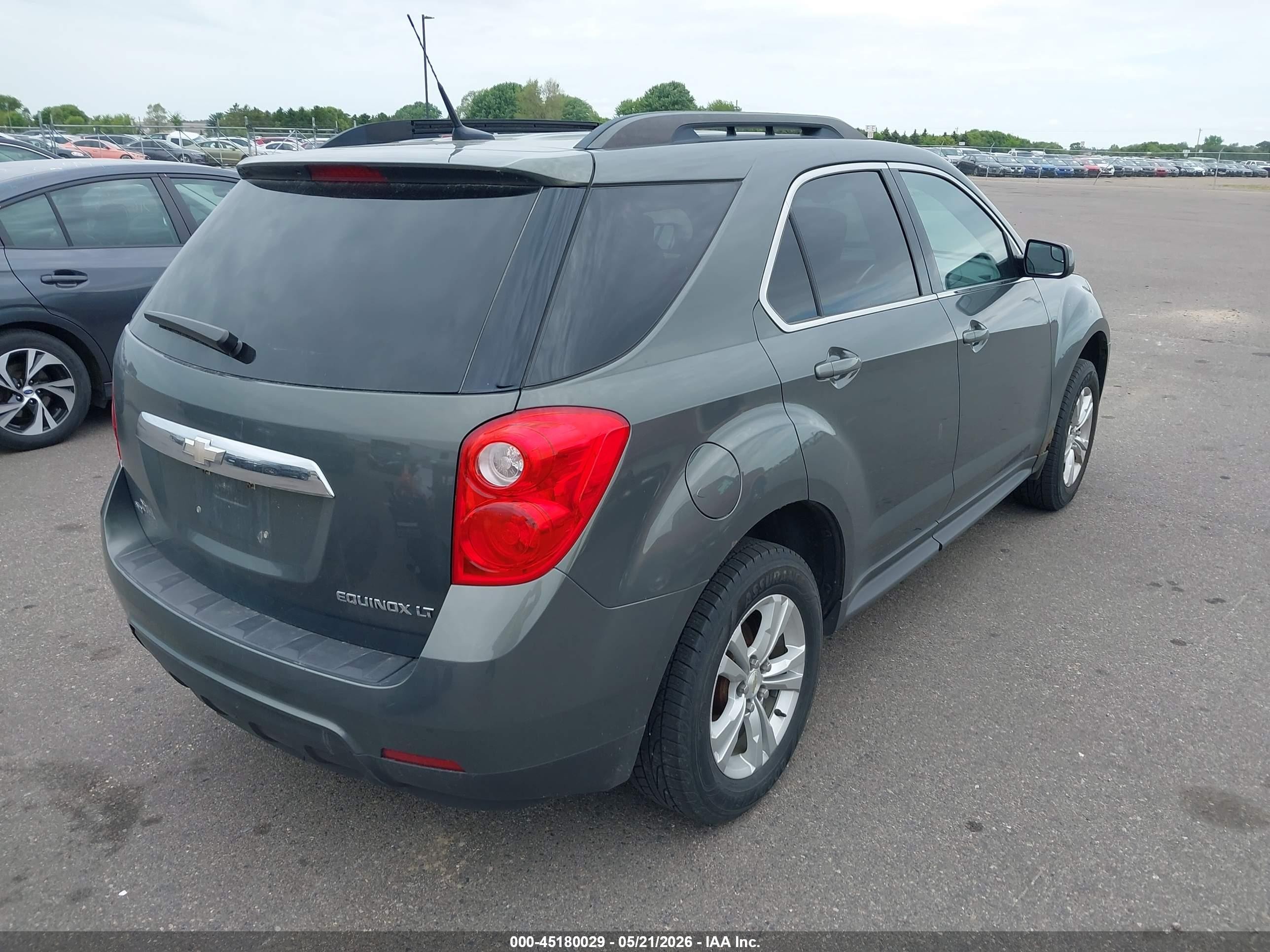 2012 Chevrolet Equinox 2lt Gray vin: 2GNFLNEK0C6327199