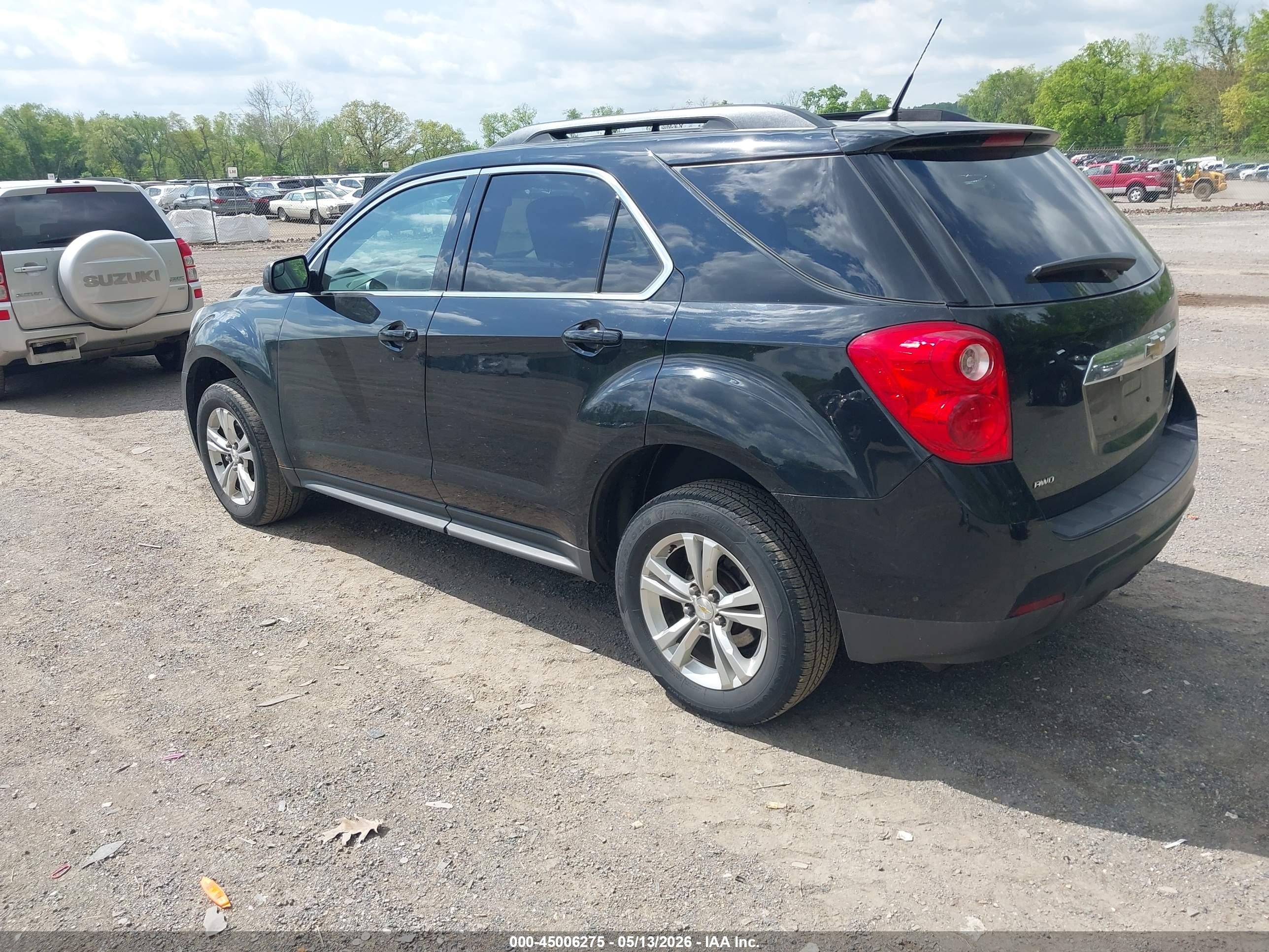 2013 Chevrolet Equinox 2lt Black vin: 2GNFLNEK0D6135363