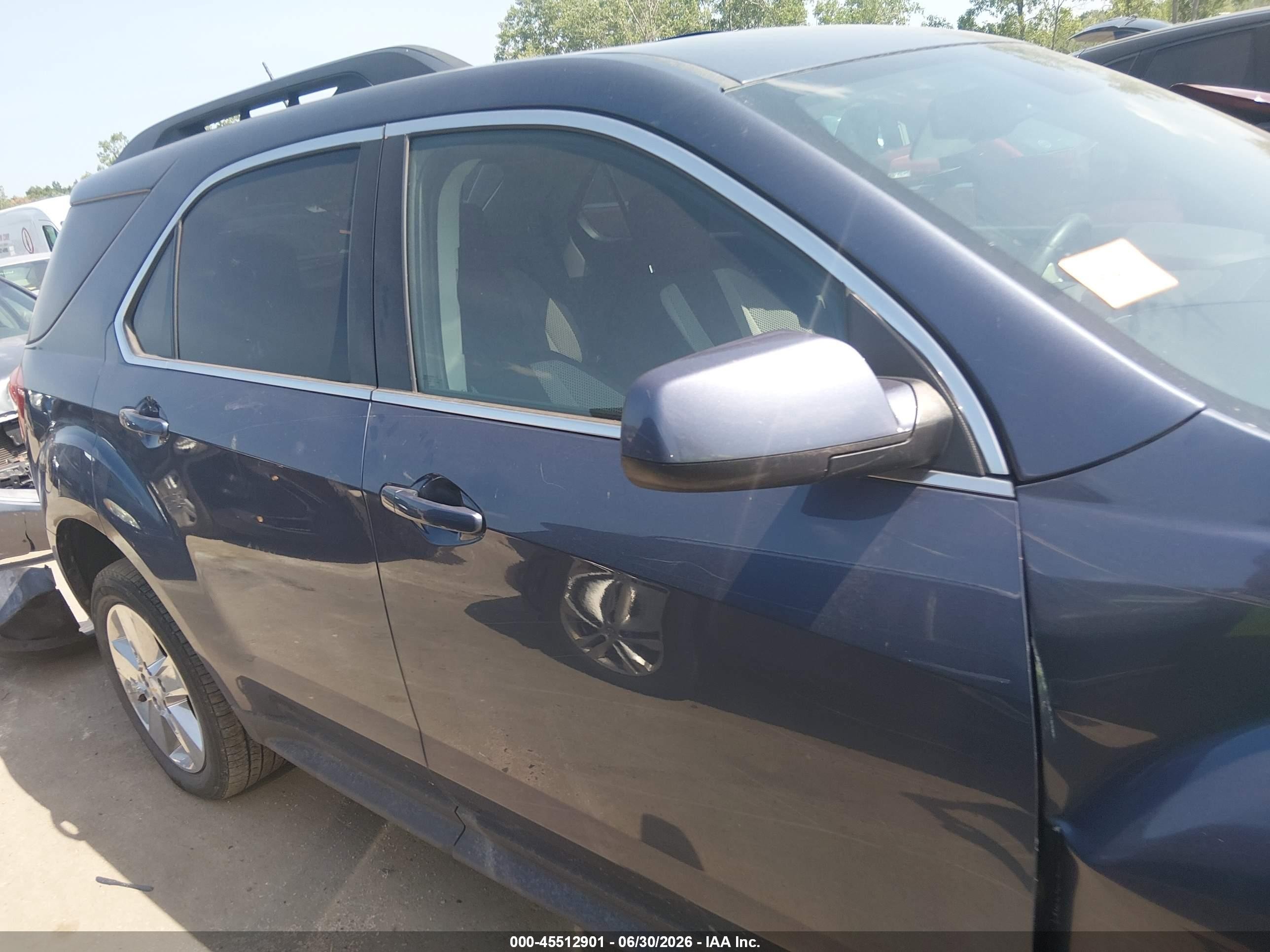 2013 Chevrolet Equinox Lt Blue vin: 2GNFLNEK0D6216136