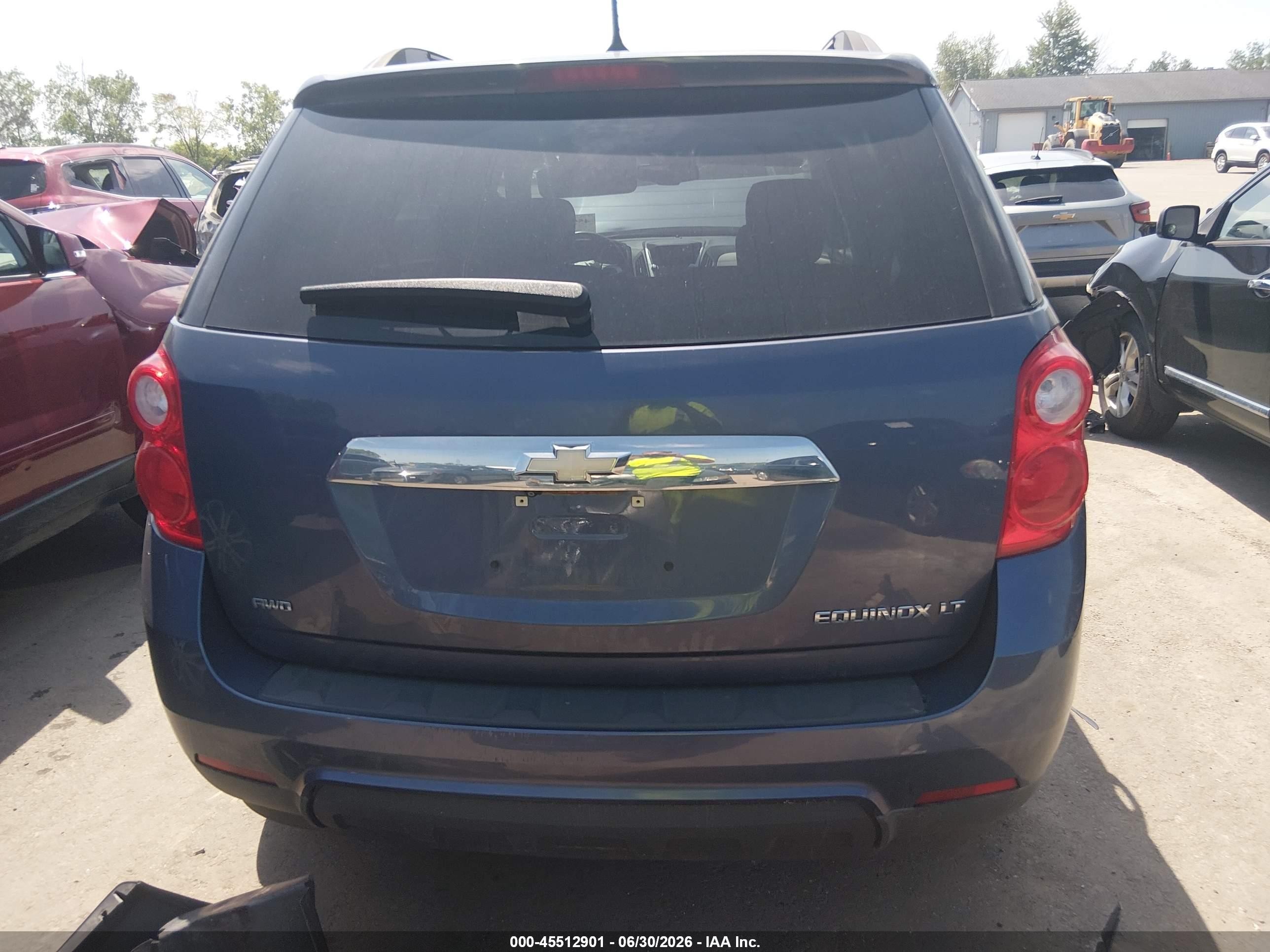2013 Chevrolet Equinox Lt Blue vin: 2GNFLNEK0D6216136