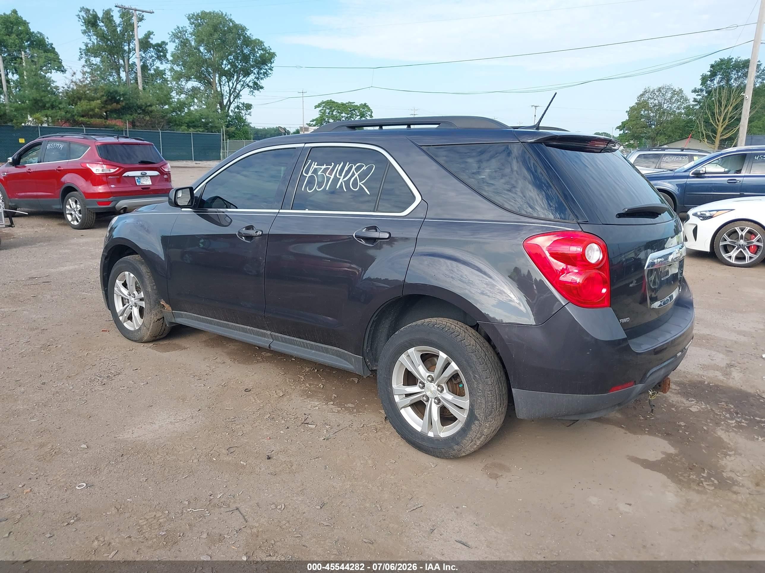 2013 Chevrolet Equinox Lt Gray vin: 2GNFLNEK0D6418989