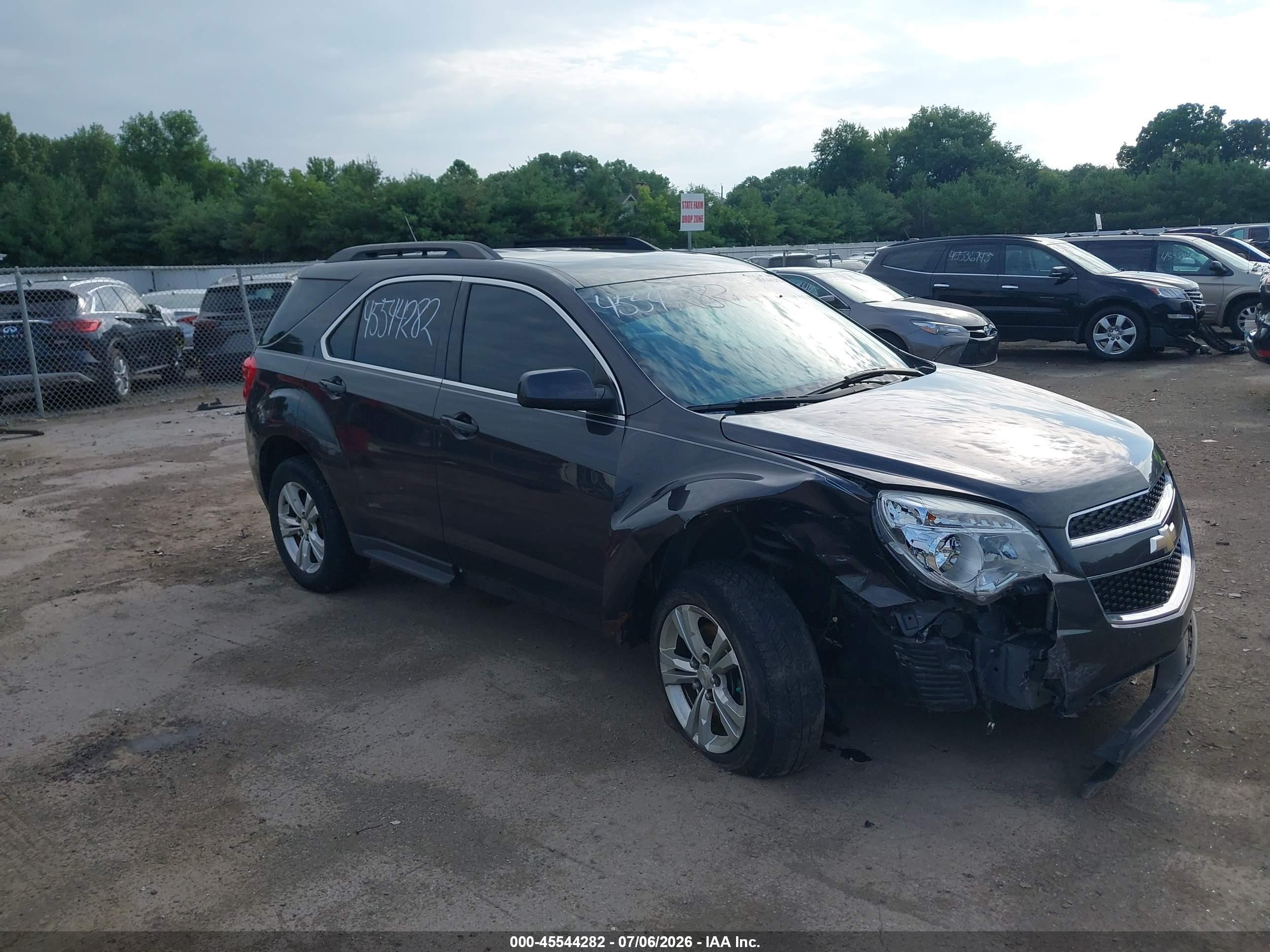 2013 Chevrolet Equinox Lt Gray vin: 2GNFLNEK0D6418989