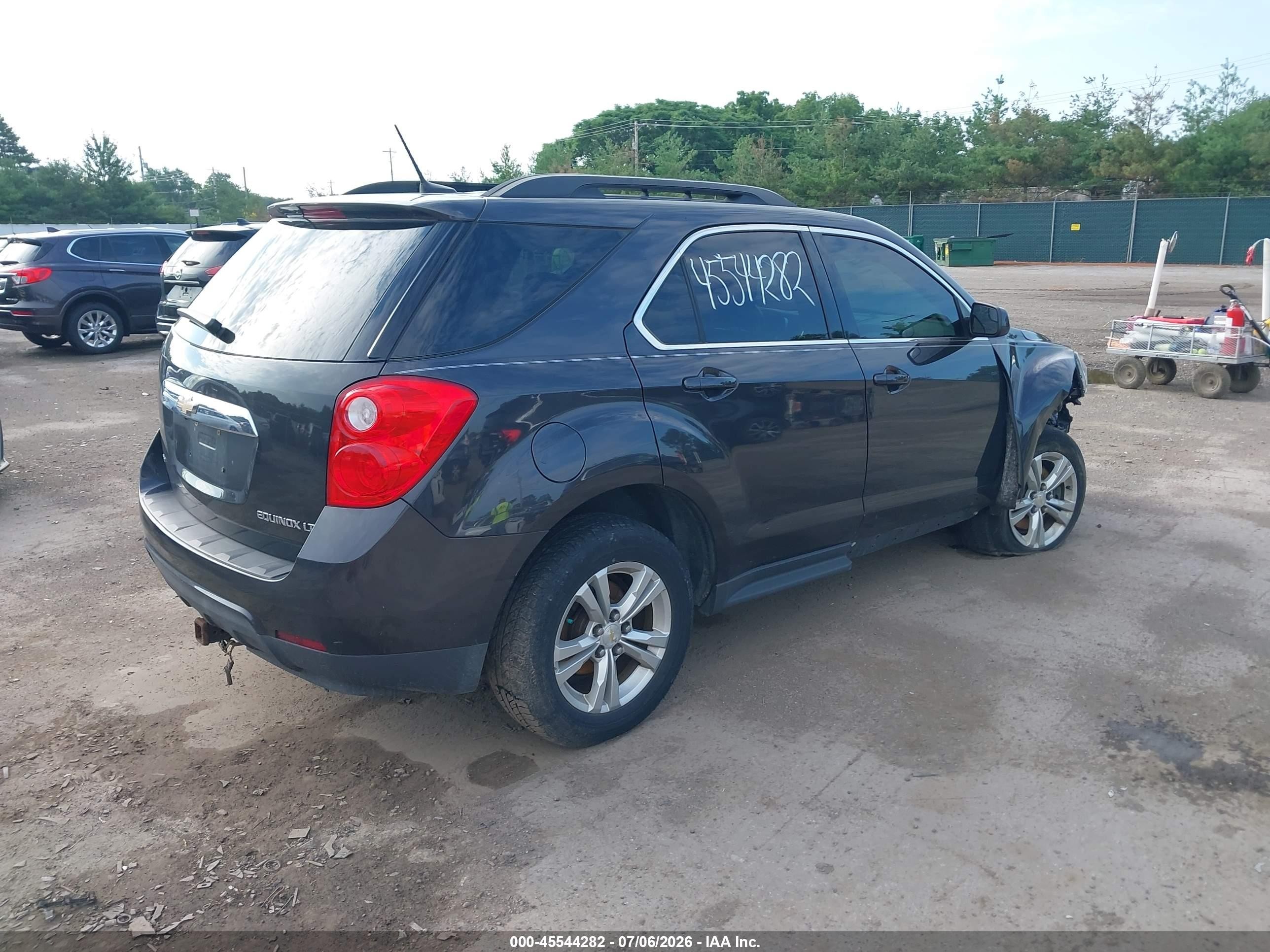 2013 Chevrolet Equinox Lt Gray vin: 2GNFLNEK0D6418989
