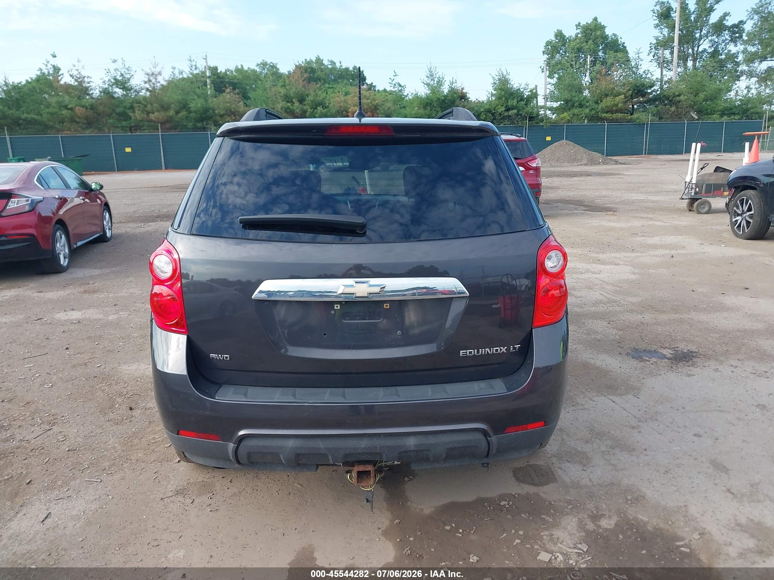 2013 Chevrolet Equinox Lt Gray vin: 2GNFLNEK0D6418989