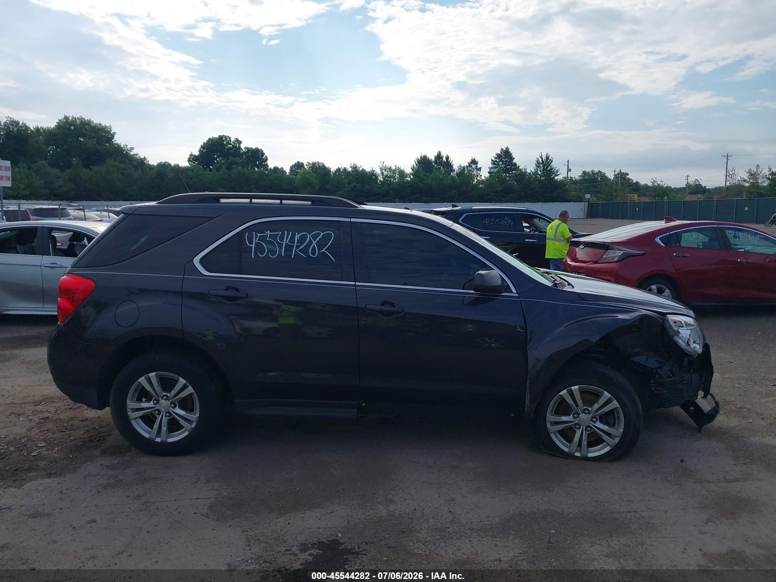 2013 Chevrolet Equinox Lt Gray vin: 2GNFLNEK0D6418989