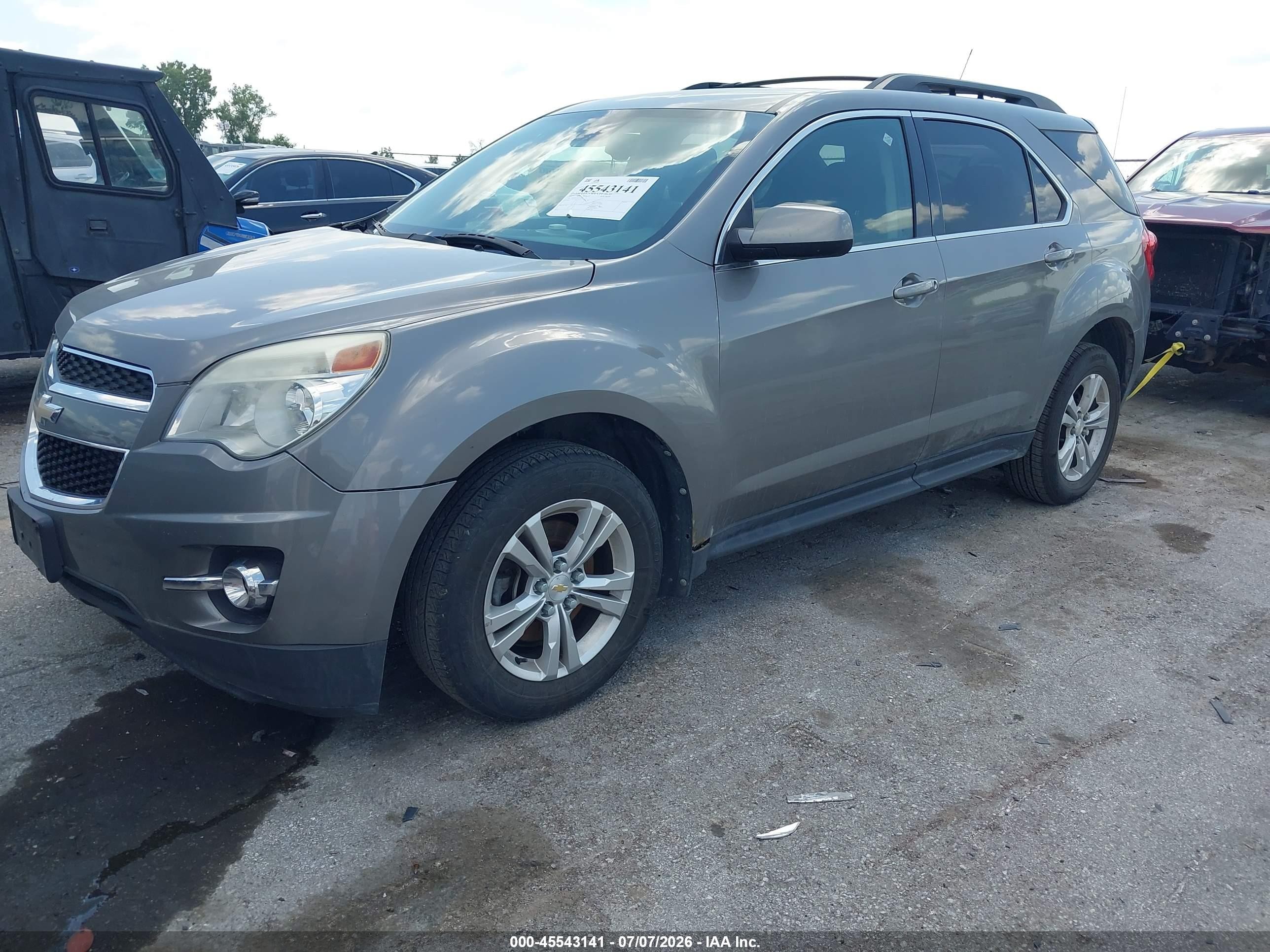 2012 Chevrolet Equinox 2lt Tan vin: 2GNFLNEK1C6315062