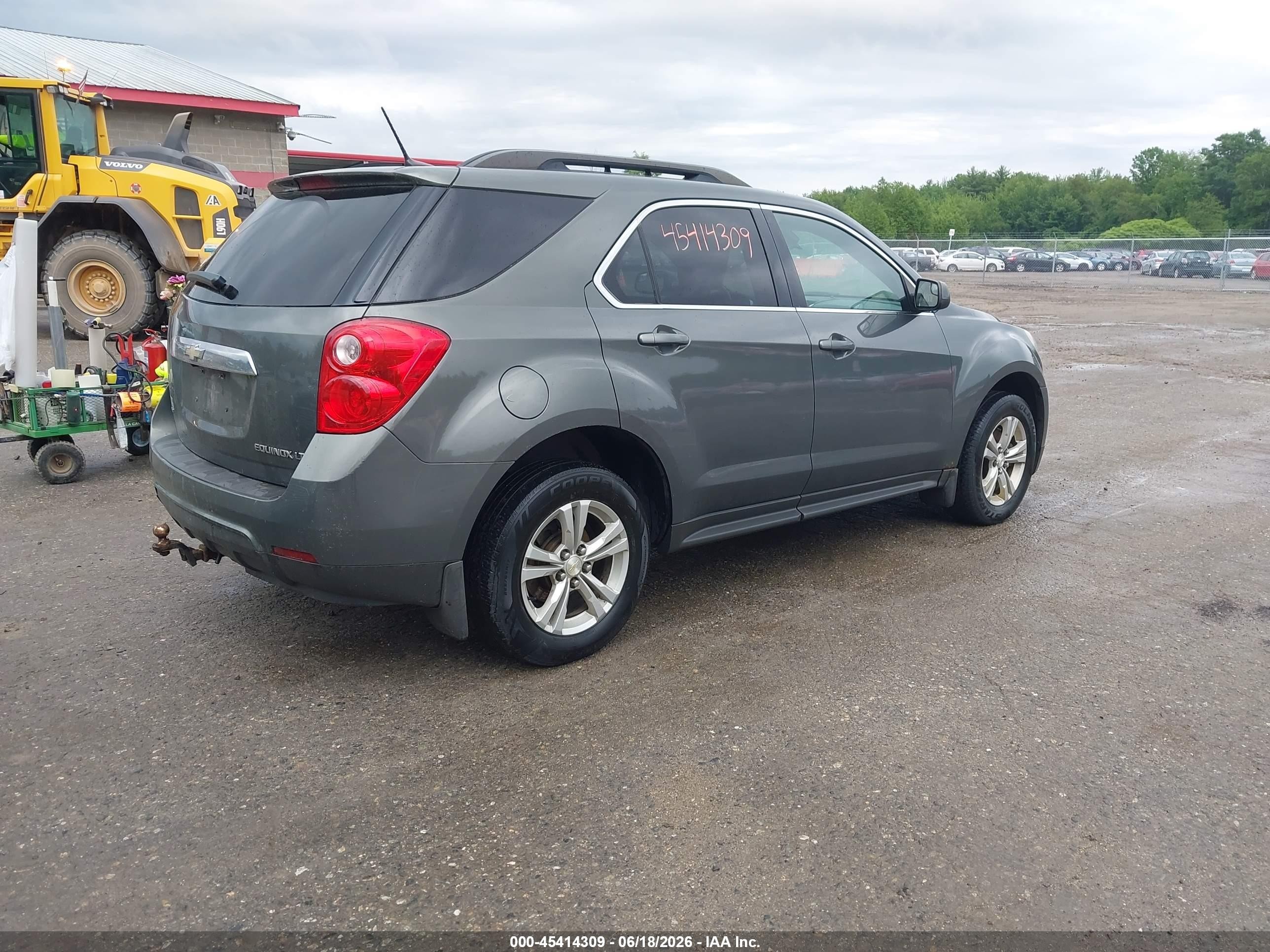 2013 Chevrolet Equinox Lt Gray vin: 2GNFLNEK1D6190503