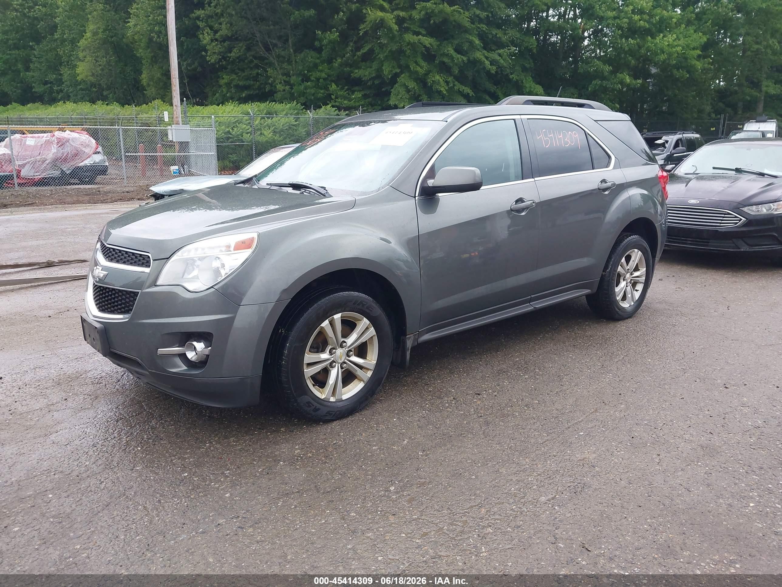 2013 Chevrolet Equinox Lt Gray vin: 2GNFLNEK1D6190503