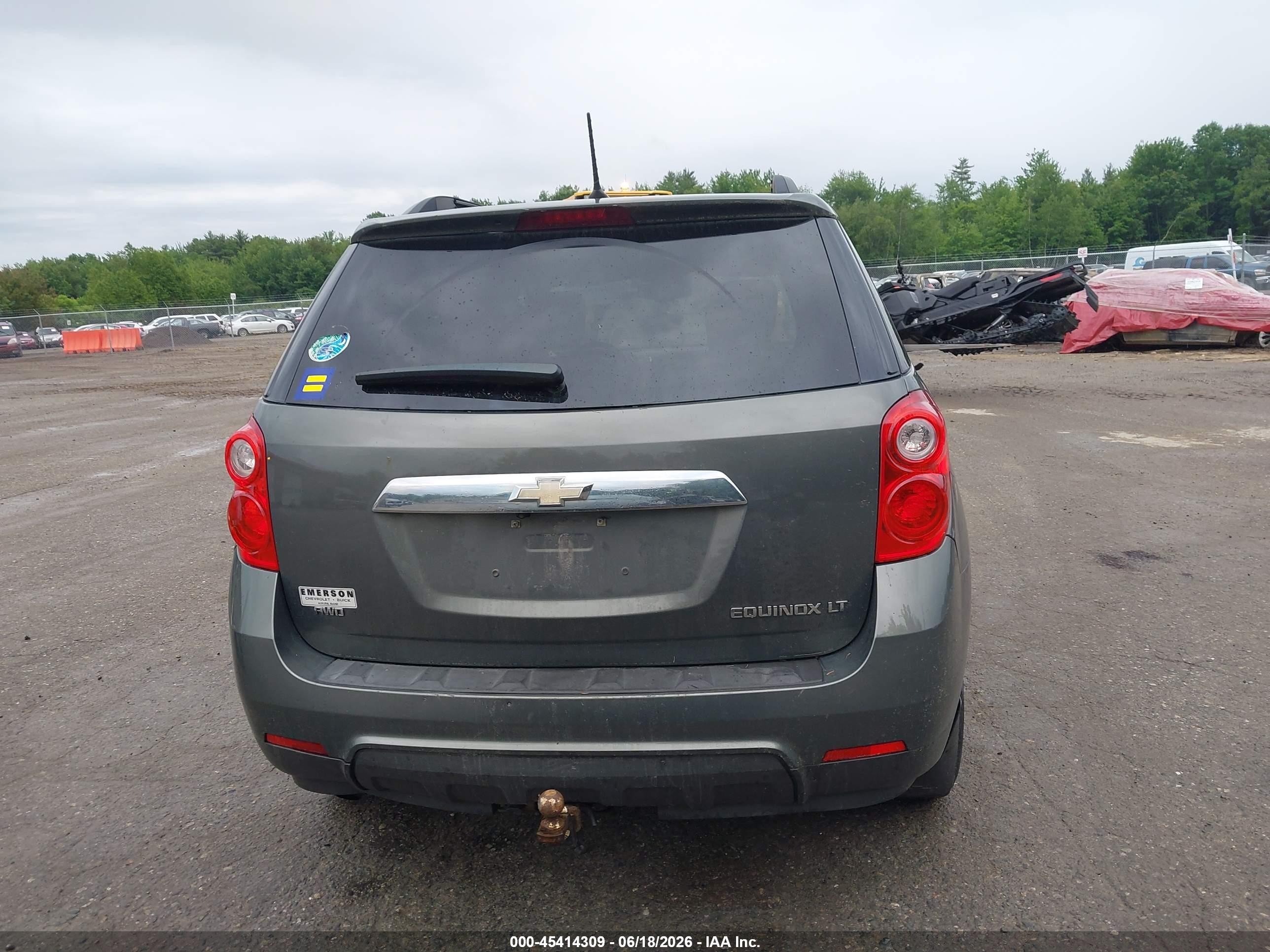2013 Chevrolet Equinox Lt Gray vin: 2GNFLNEK1D6190503