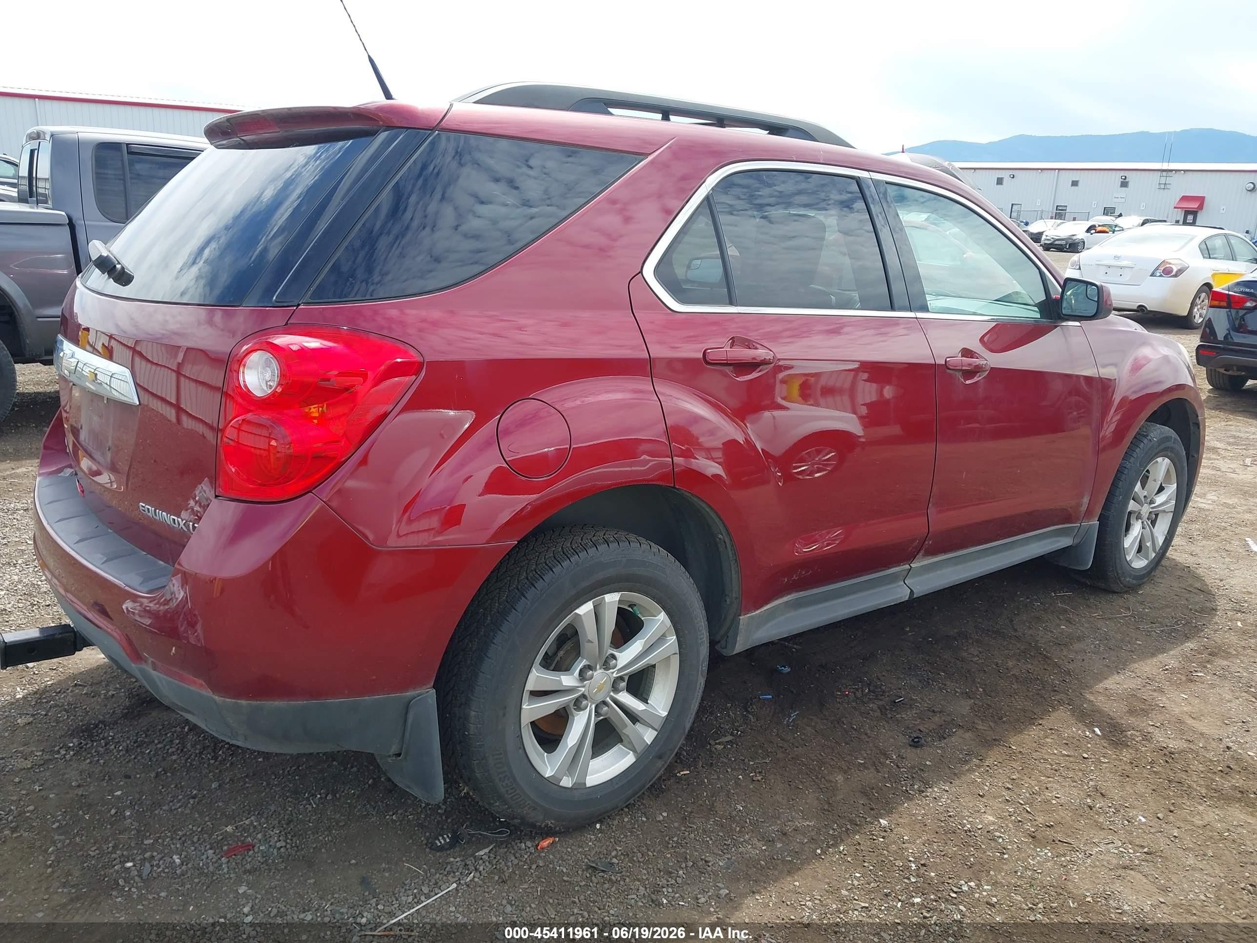 2012 Chevrolet Equinox Lt W/2lt Red vin: 2GNFLNEK2C6233566